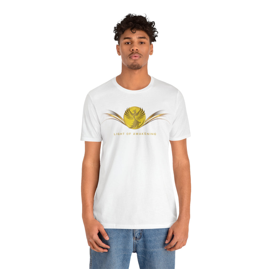 Empowering T-shirt - Zen Phoenix Collection Yellow Awakening