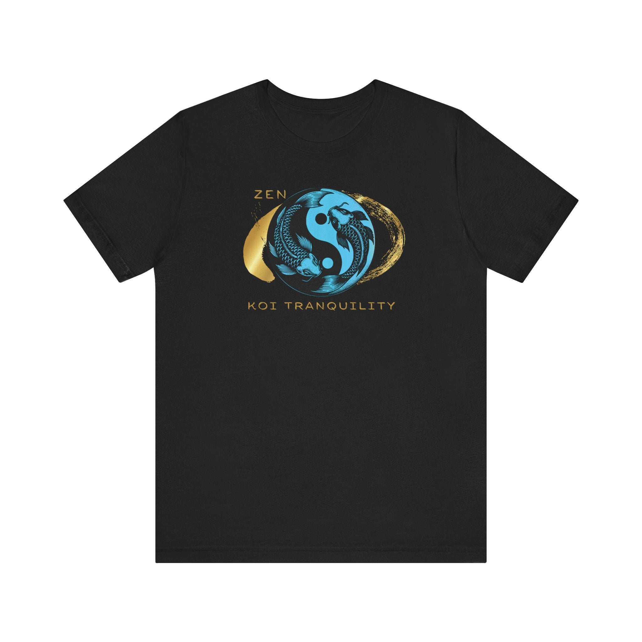 Empowering T-shirt - Zen Koi Collection Blue , Colors of Meaning