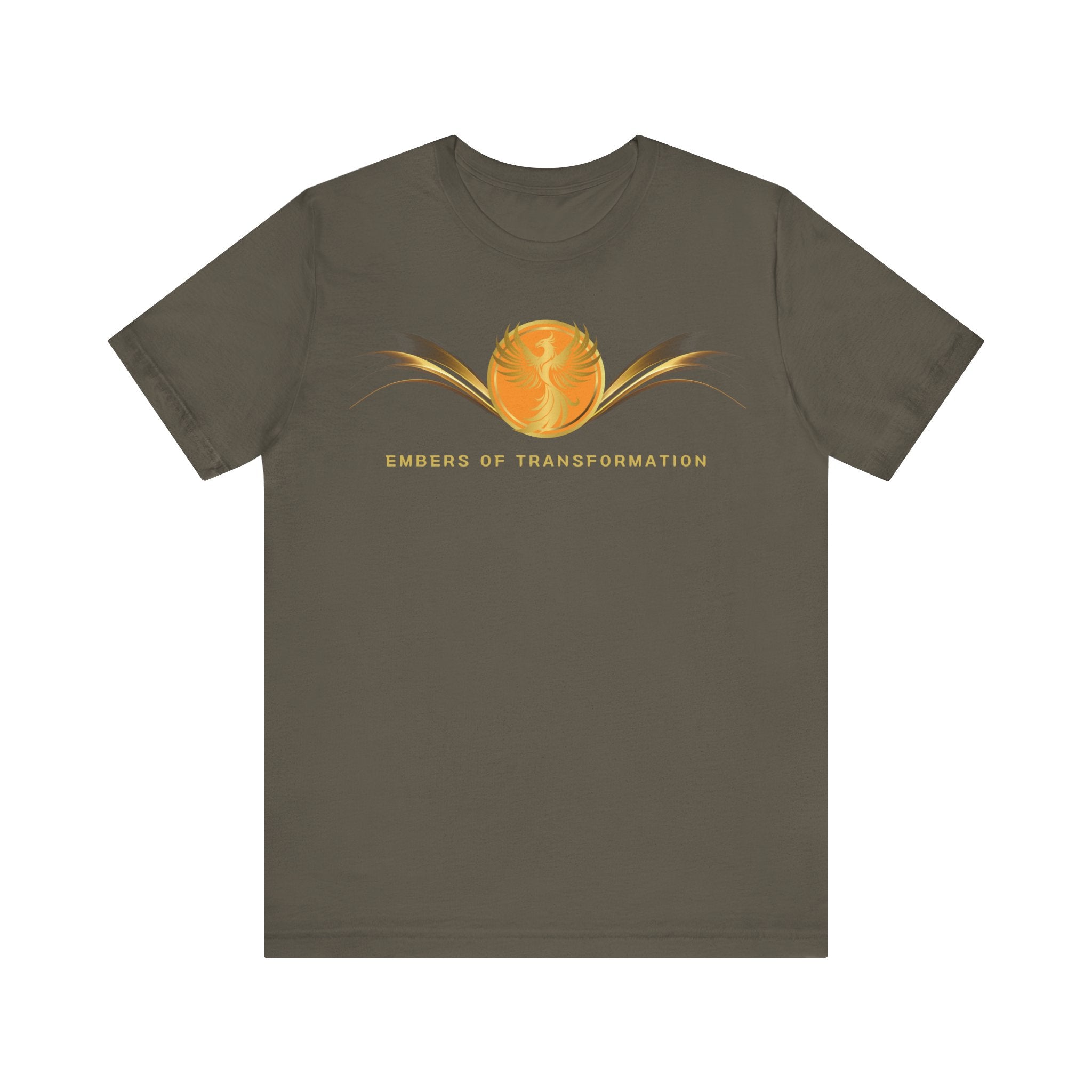 Empowering T-shirt - Zen Phoenix Collection Orange Transformation