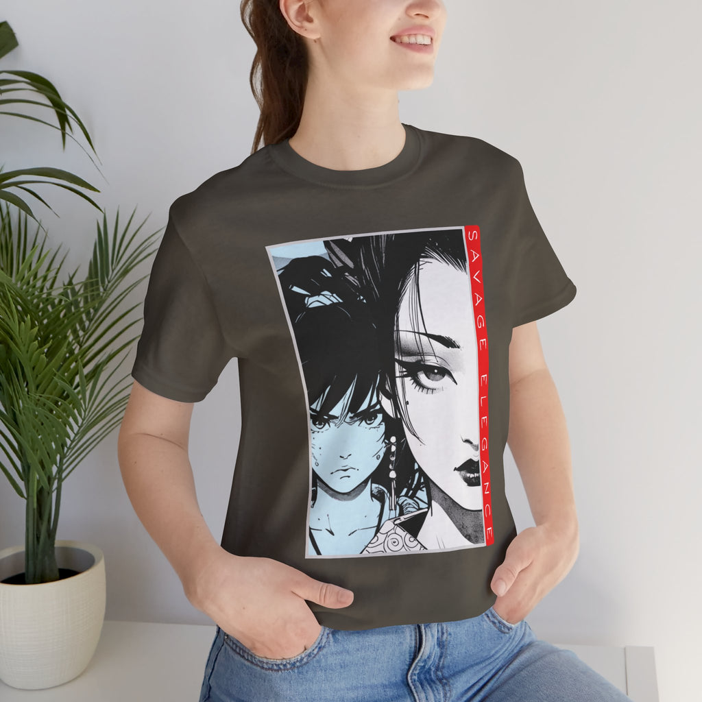 Anime Good Bad T-shirt - Savage Elegance