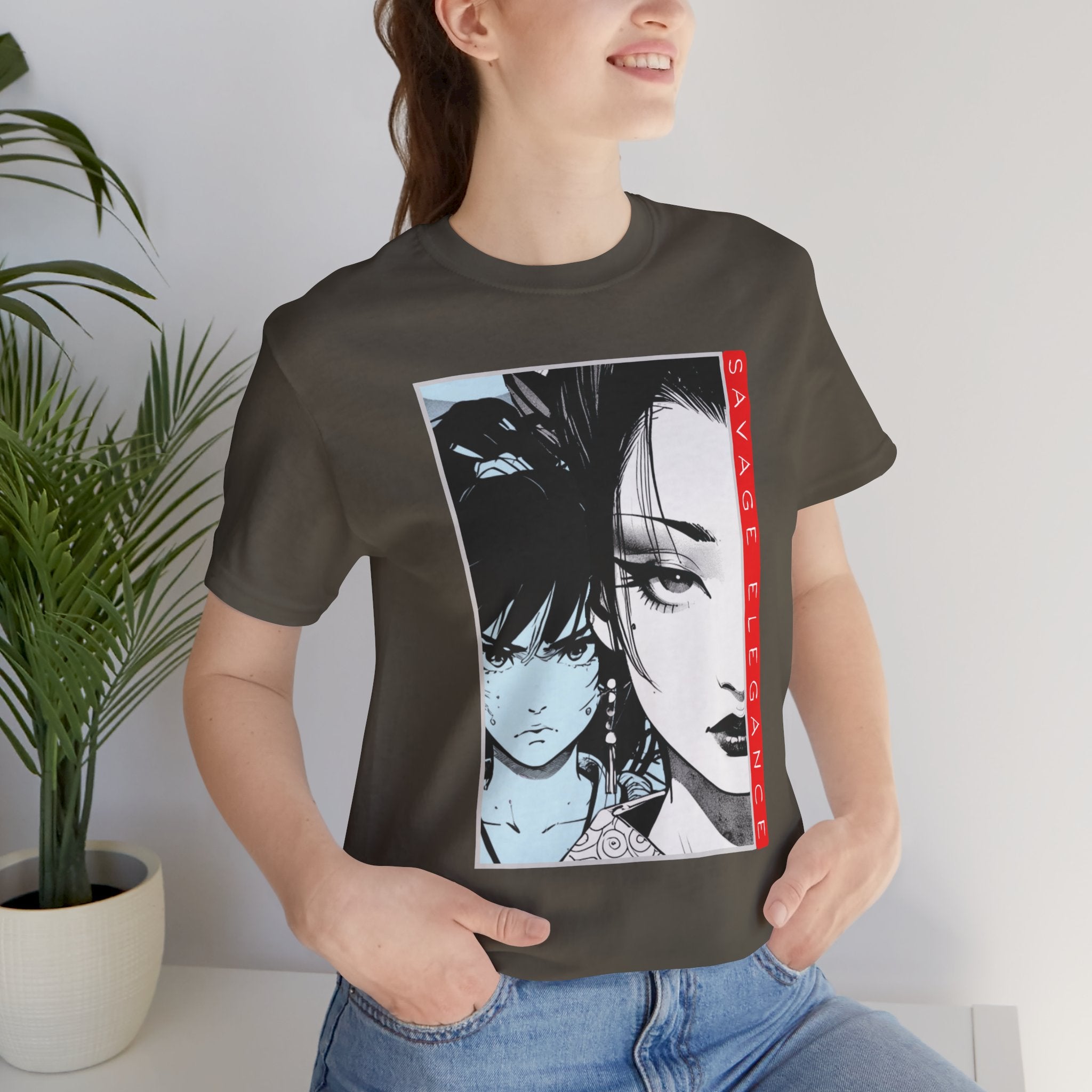 Anime Good Bad T-shirt - Savage Elegance