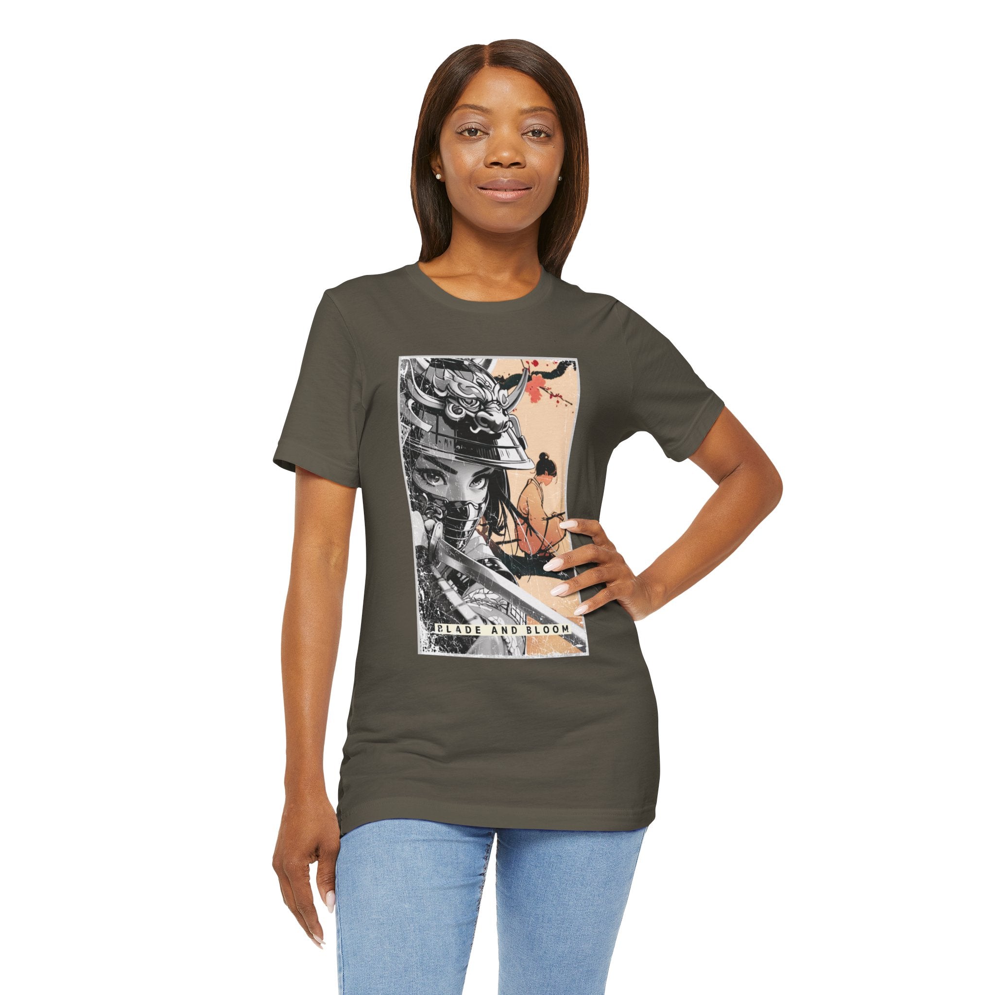 Anime Warrior Girl T-shirt - Blade And Bloom