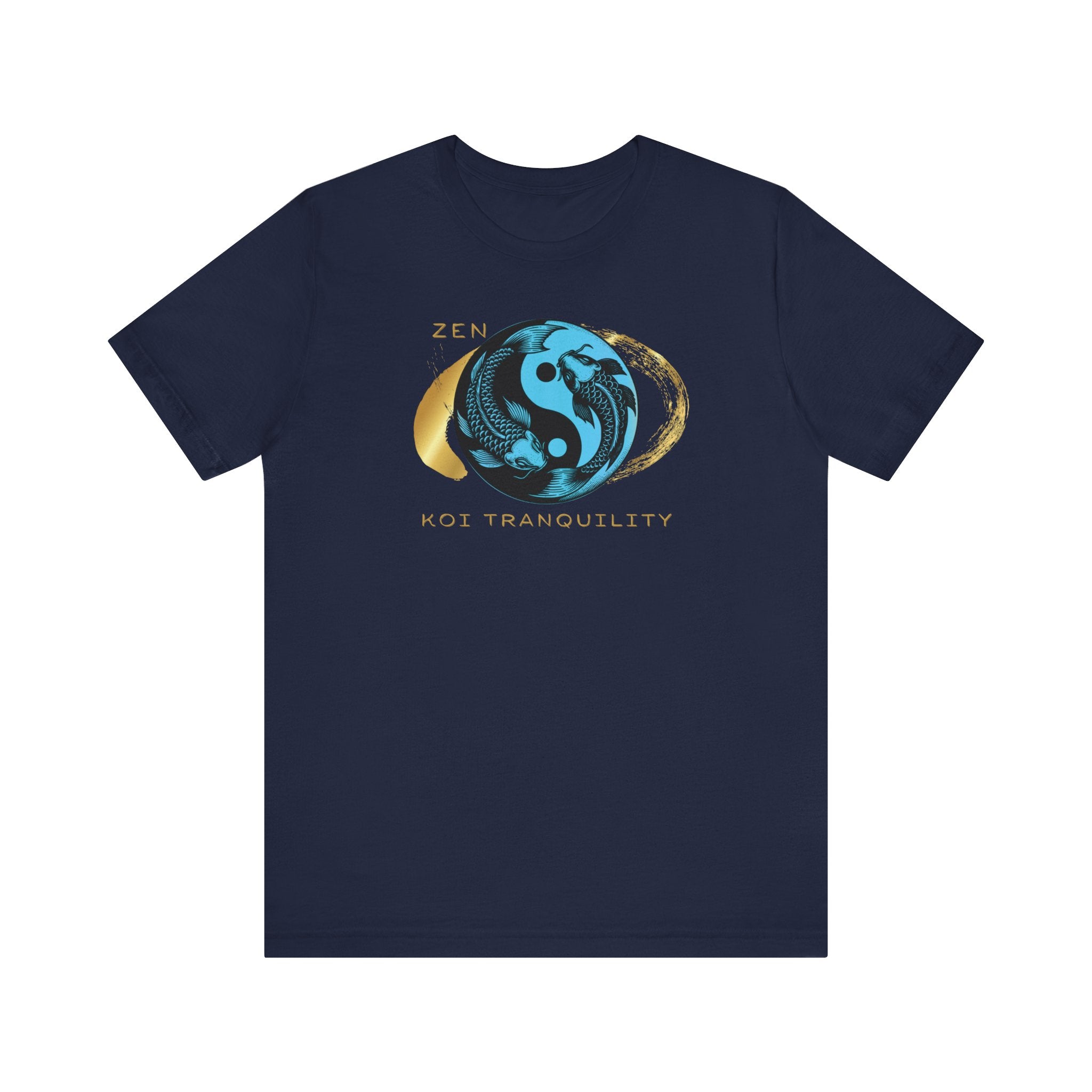 Empowering T-shirt - Zen Koi Collection Blue , Colors of Meaning