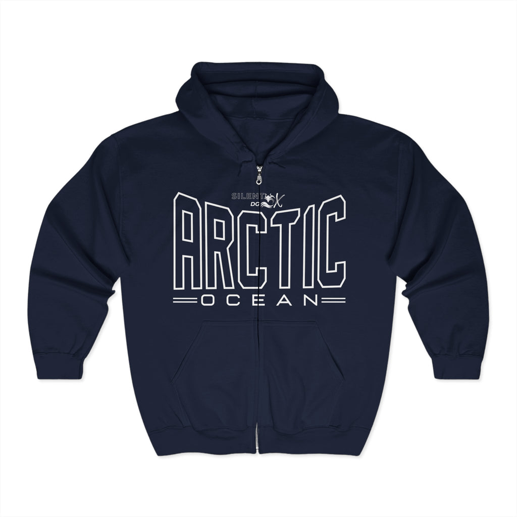 5 Oceans Hoodie Zipper Collection - Arctic Ocean Iceborn Silence
