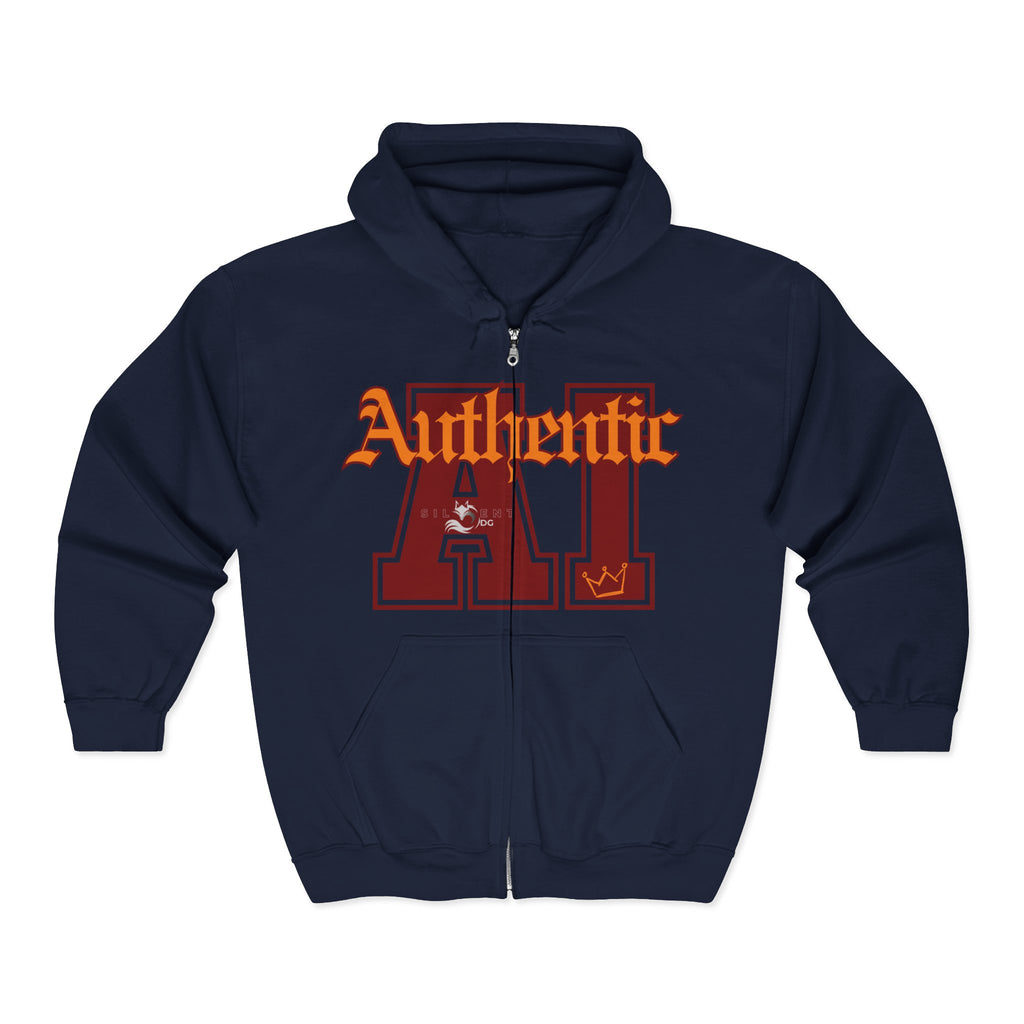 Positive Vibes Zip Hoodie Collection - AI Authentic Intellect