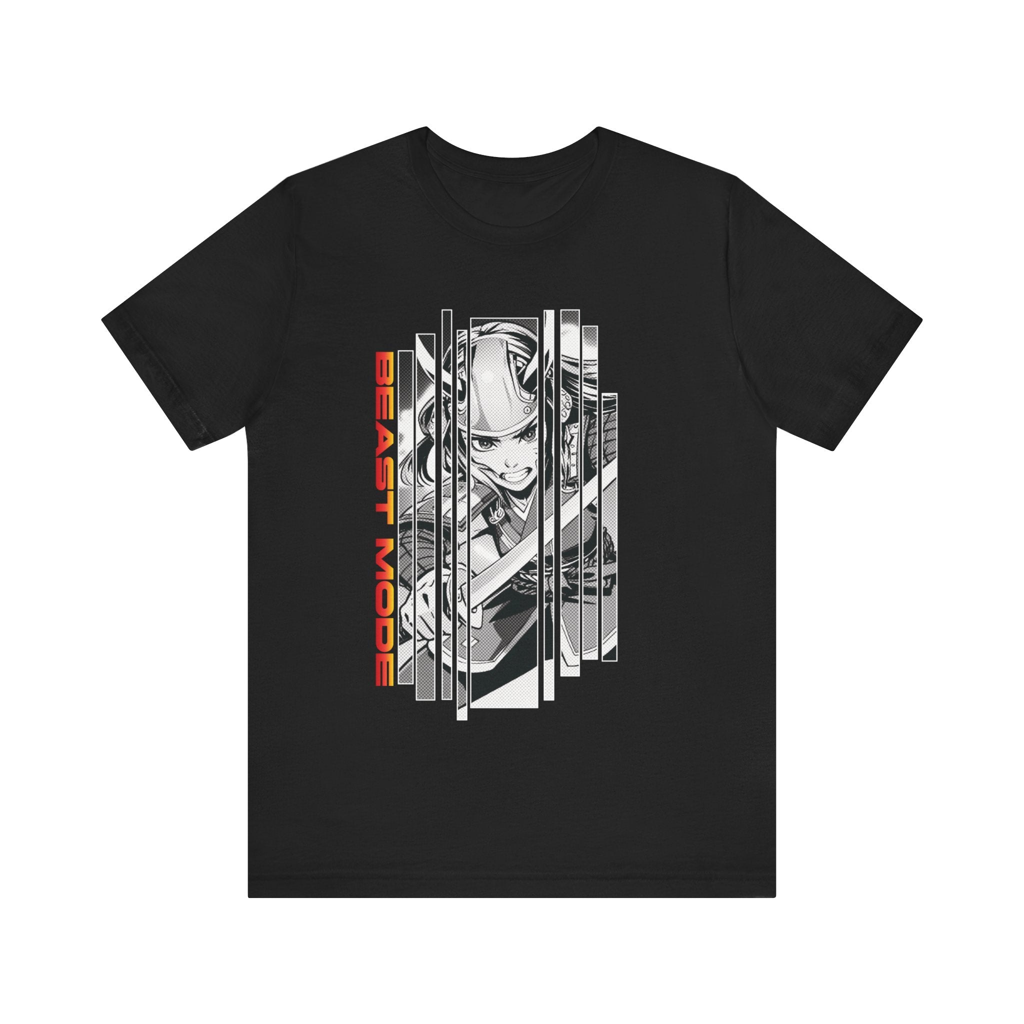 Anime Girl Warrior T-shirt - Beast Mode