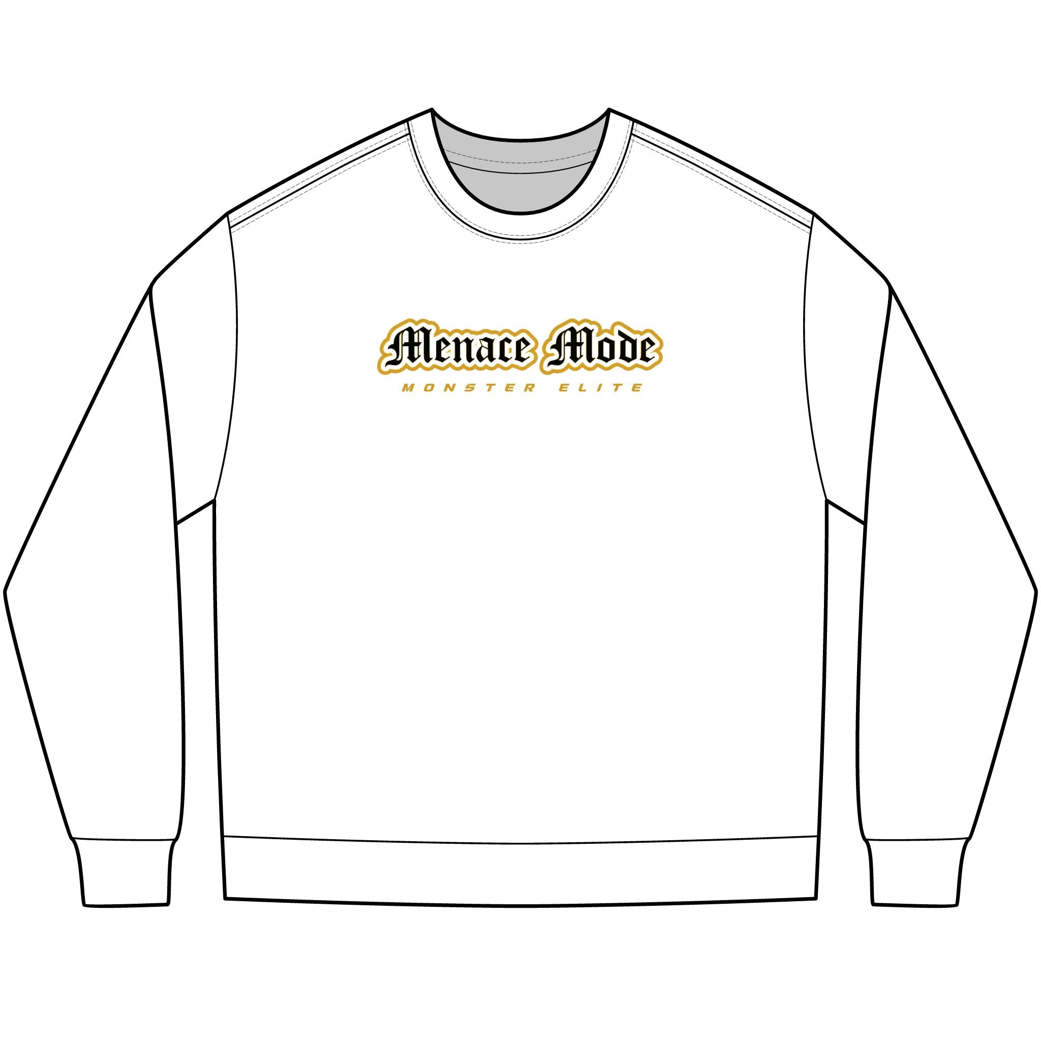 Monstar Elite Long Sleeve T-Shirt Line - Menace Mode