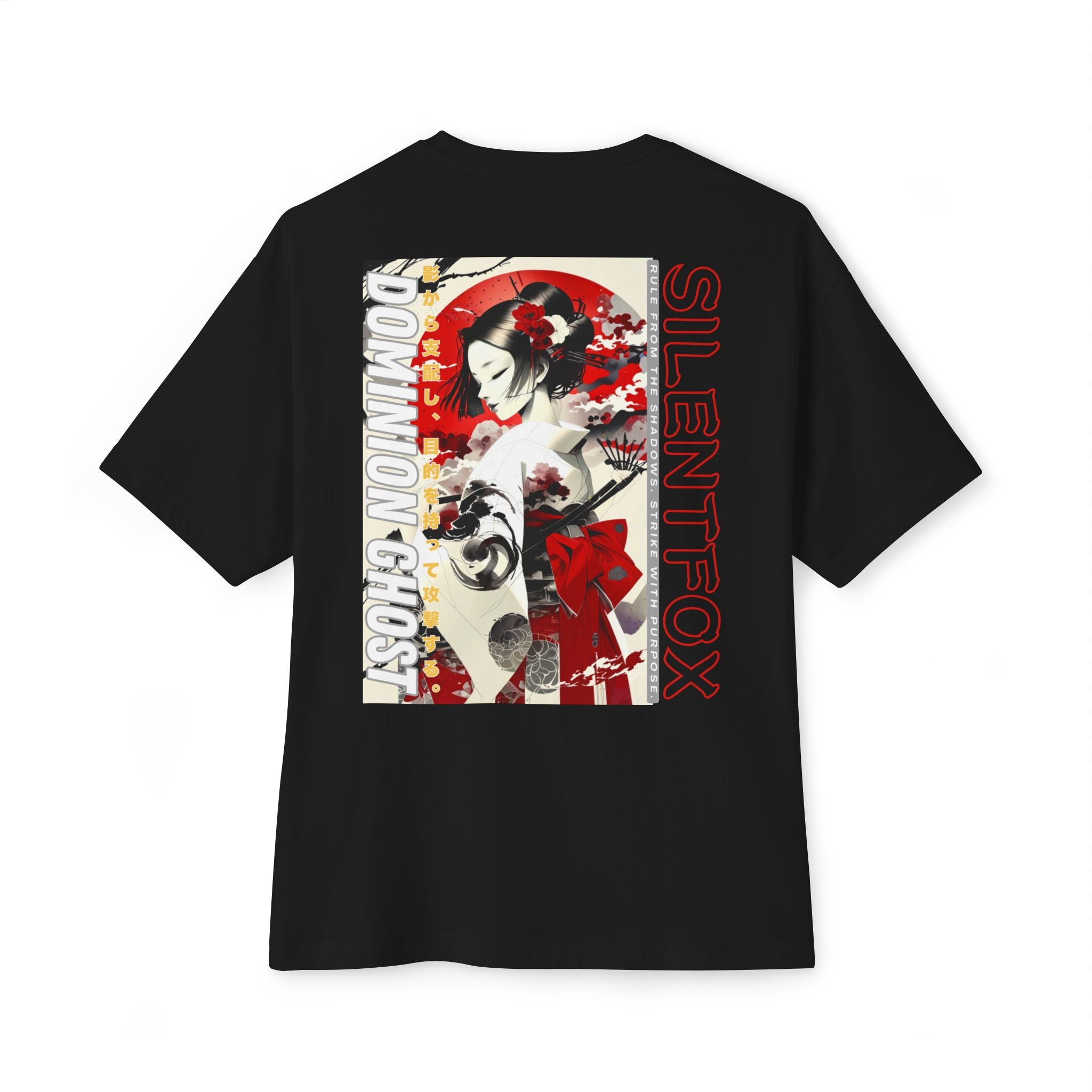 Anime Design Oversize T-shirt - SF Dominion Ghost