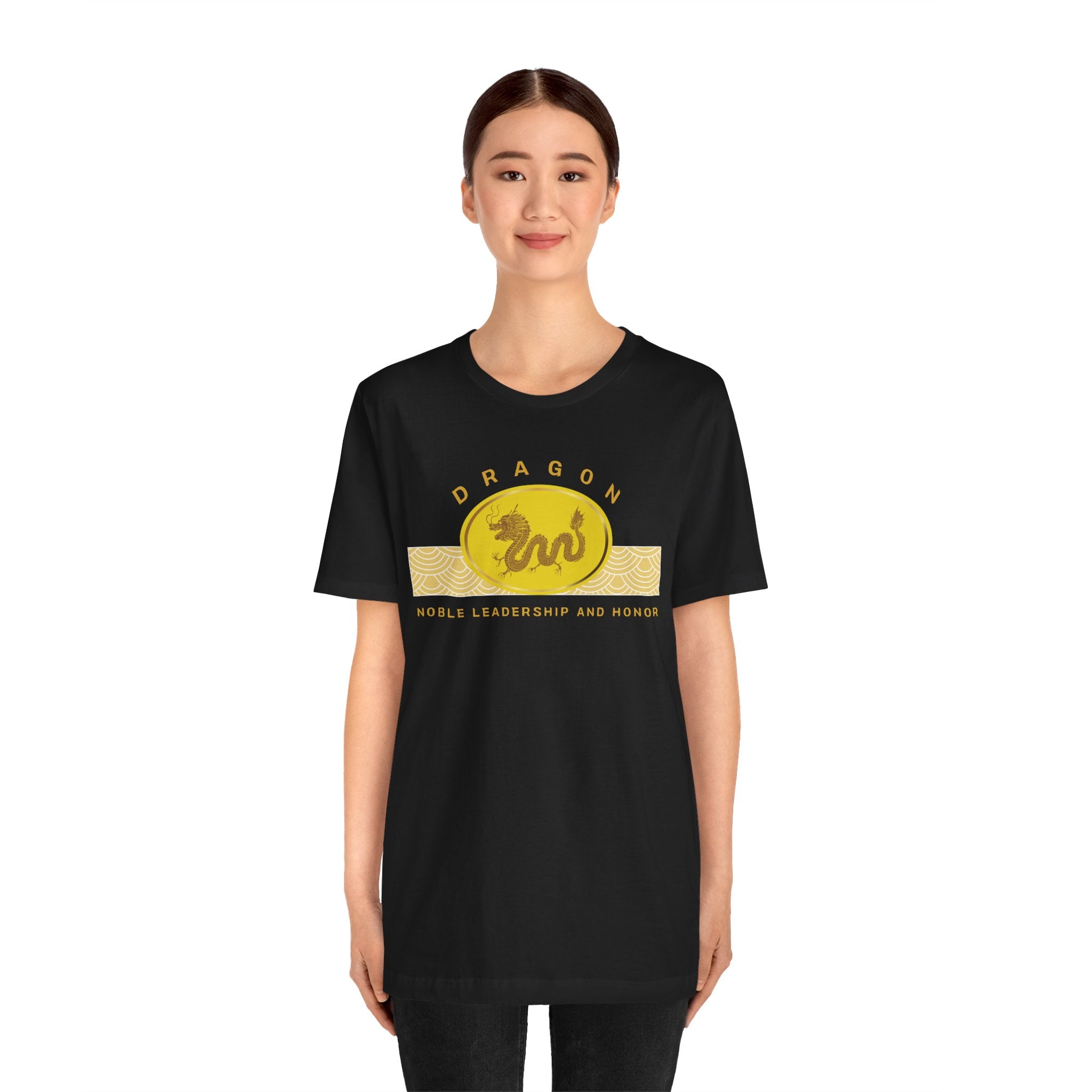 Empowering T-shirt - Zen Dragon Collection Yellow Noble
