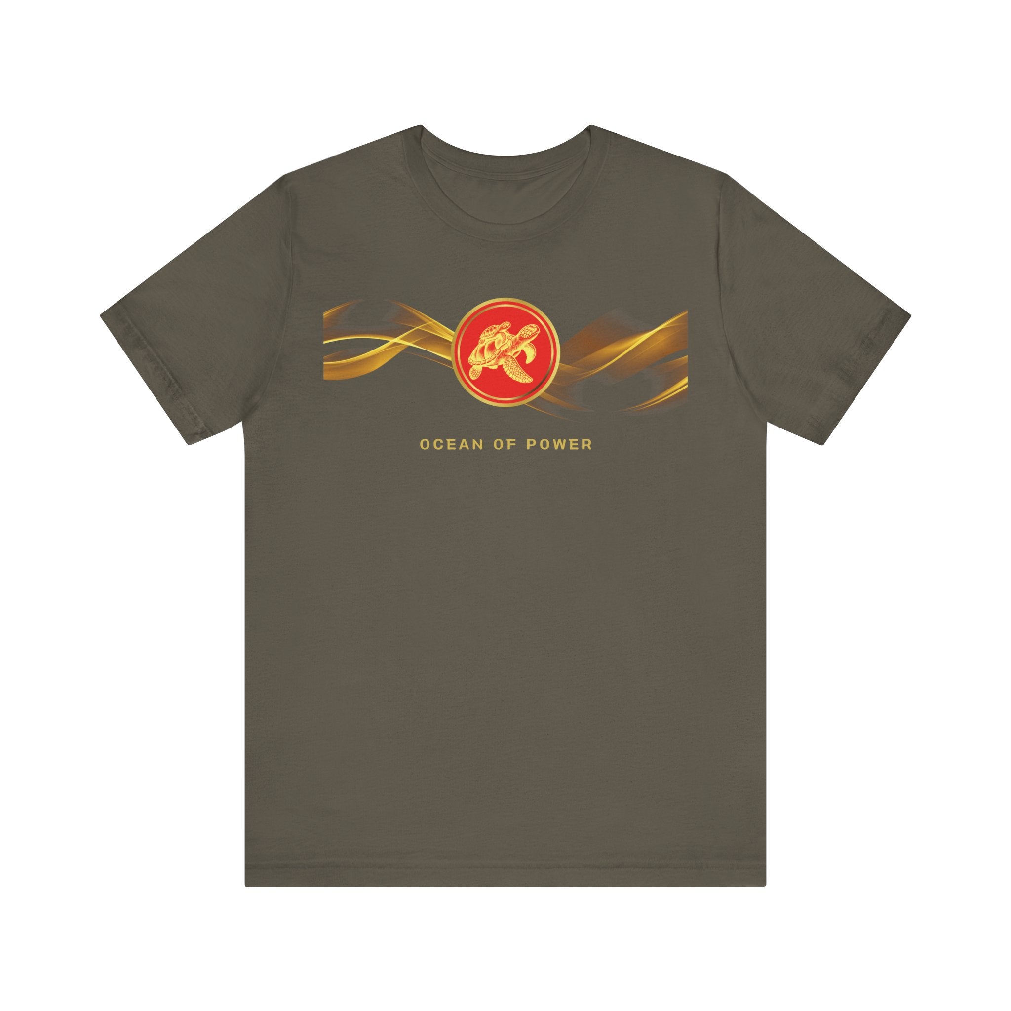 Empowering T-shirt - Zen Turtle Collection Red Power