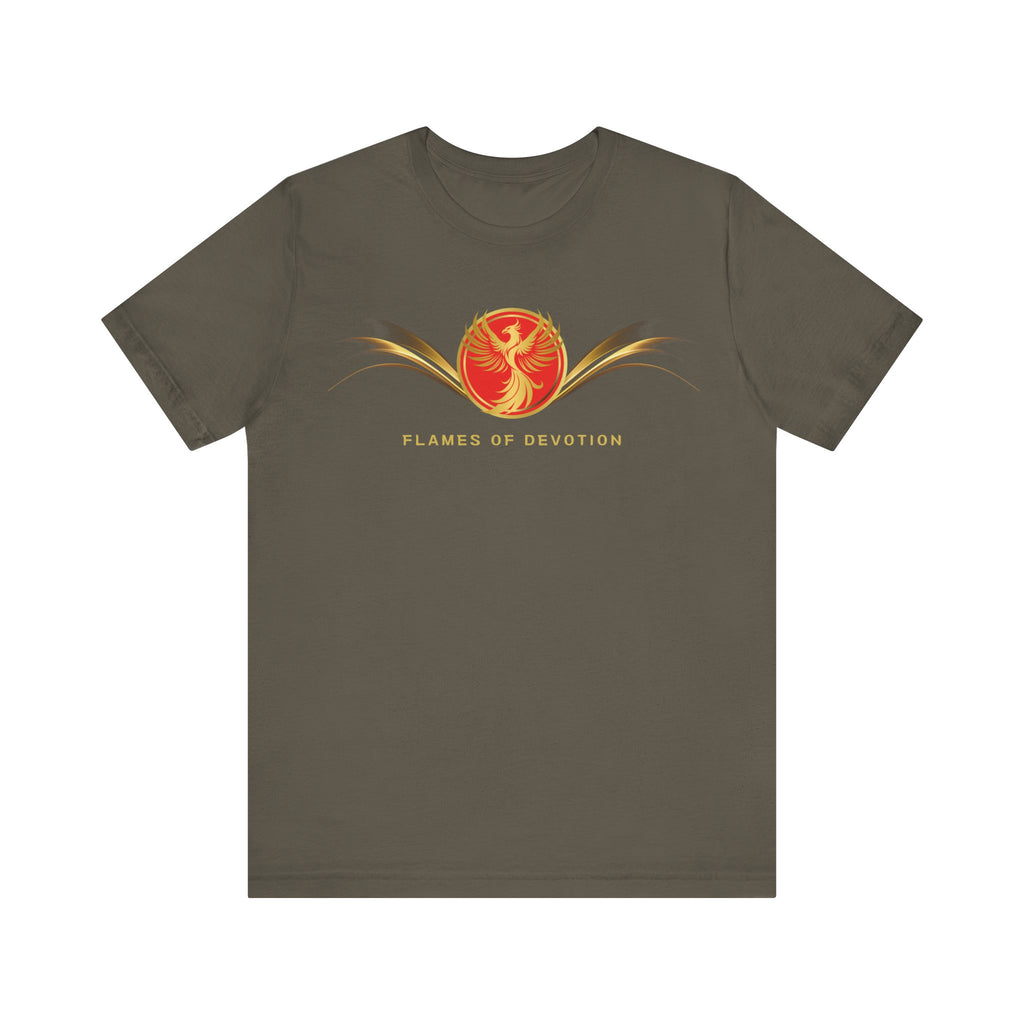 Empowering T-shirt - Zen Phoenix Collection Red Devotion