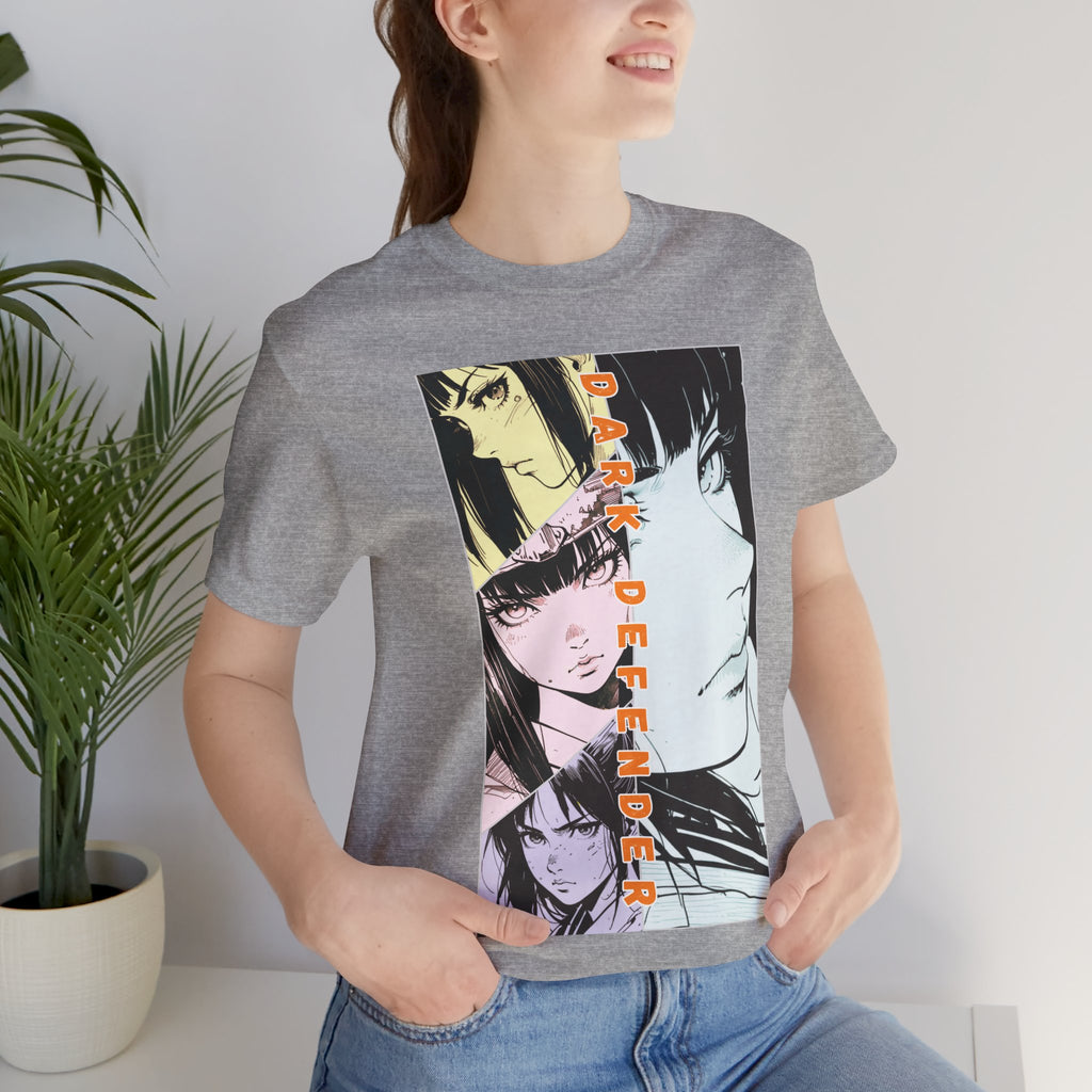 Anime Silent Hero T-shirt - Dark Defender