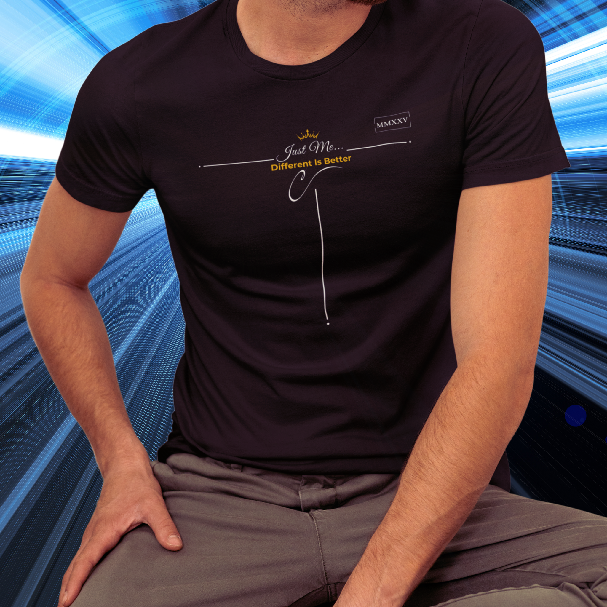 Empowering T-Shirt For Friends & Family - Just Me Collection Tees, Different Is Better
