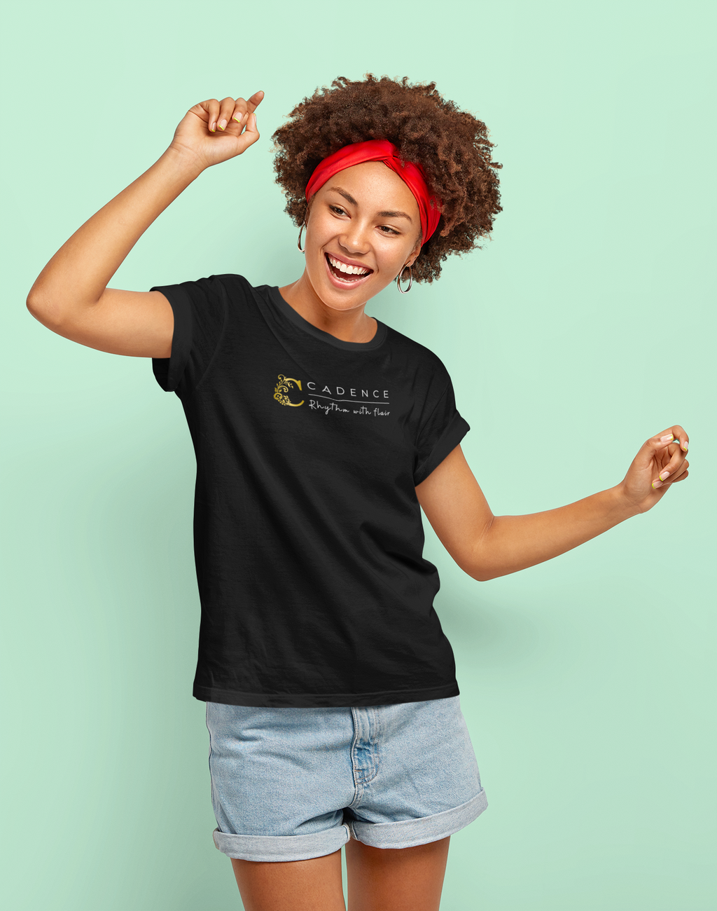 Empowering T-shirt For Friends  & Family - Verbal Vogue Tee Collection CADENCE