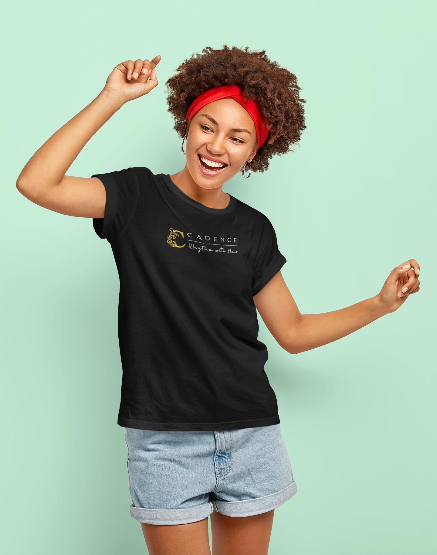 Empowering T-shirt For Friends  & Family - Verbal Vogue Tee Collection CADENCE