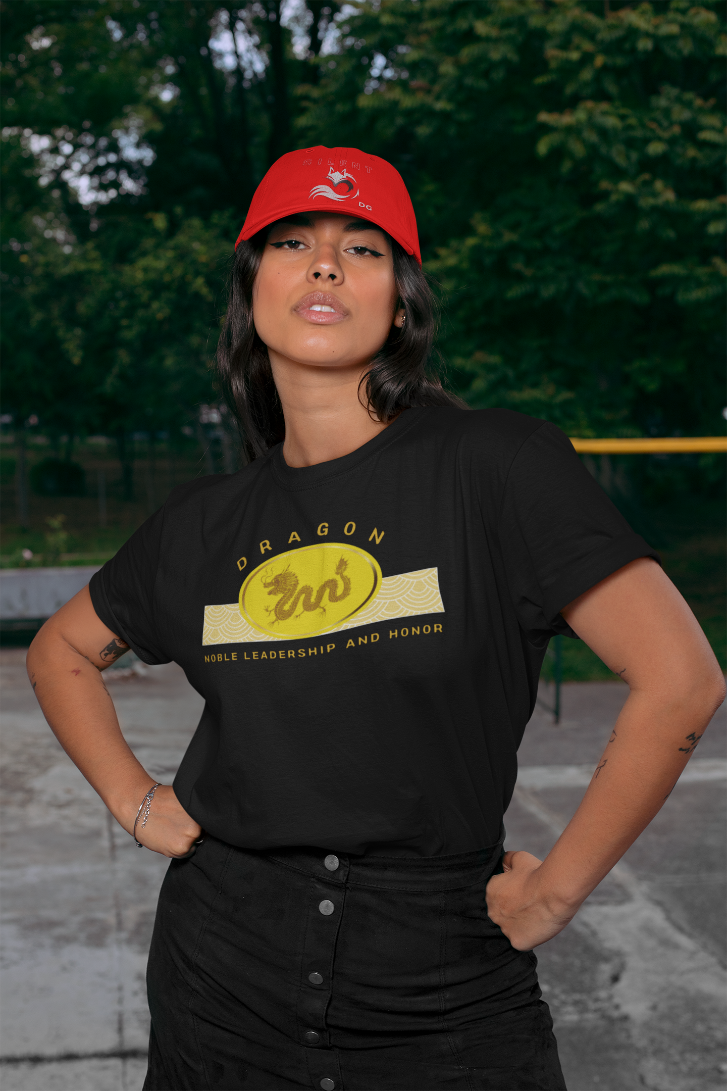 Empowering T-shirt - Zen Dragon Collection Yellow Noble