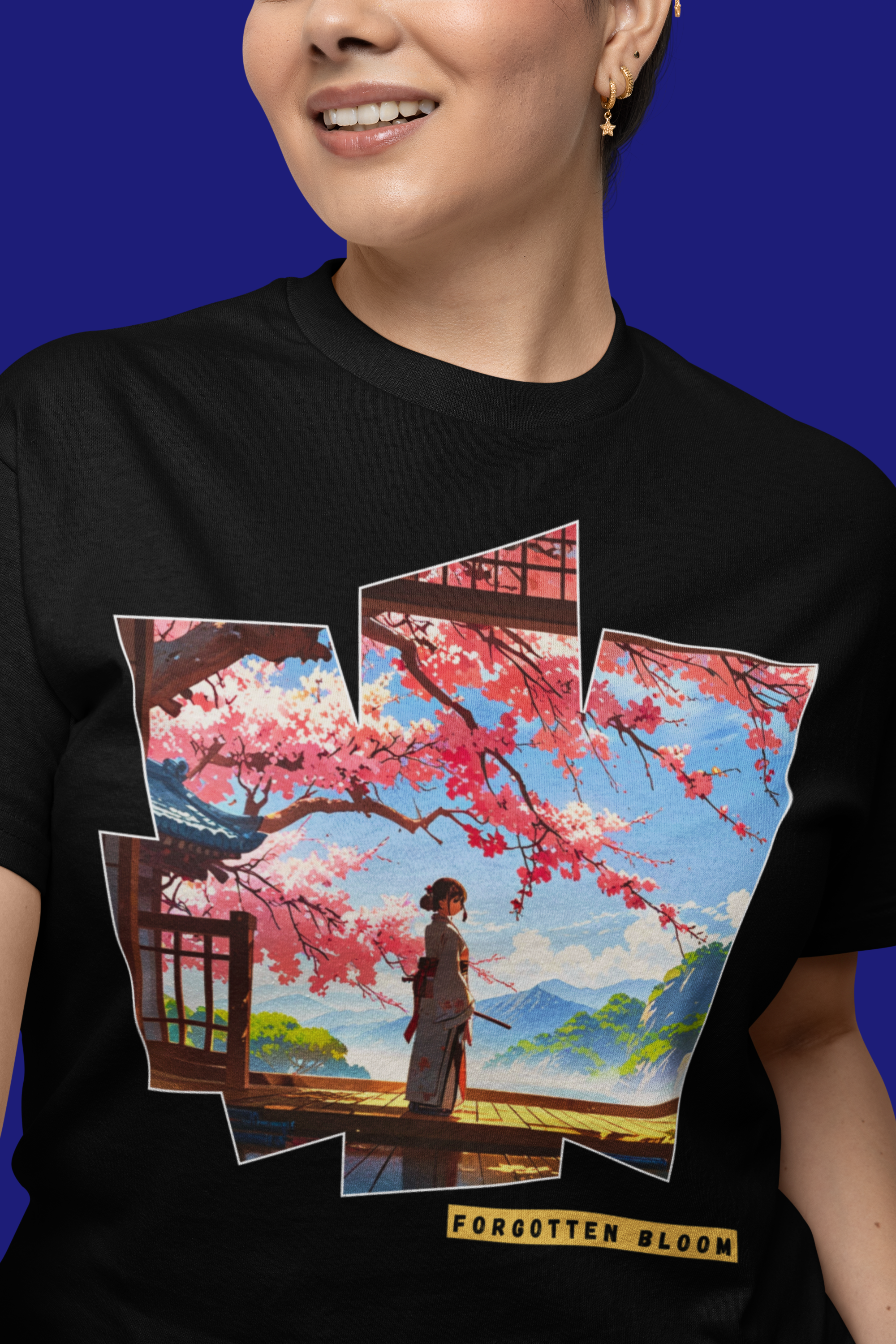 Anime Solace T-shirt - Forgotten Bloom