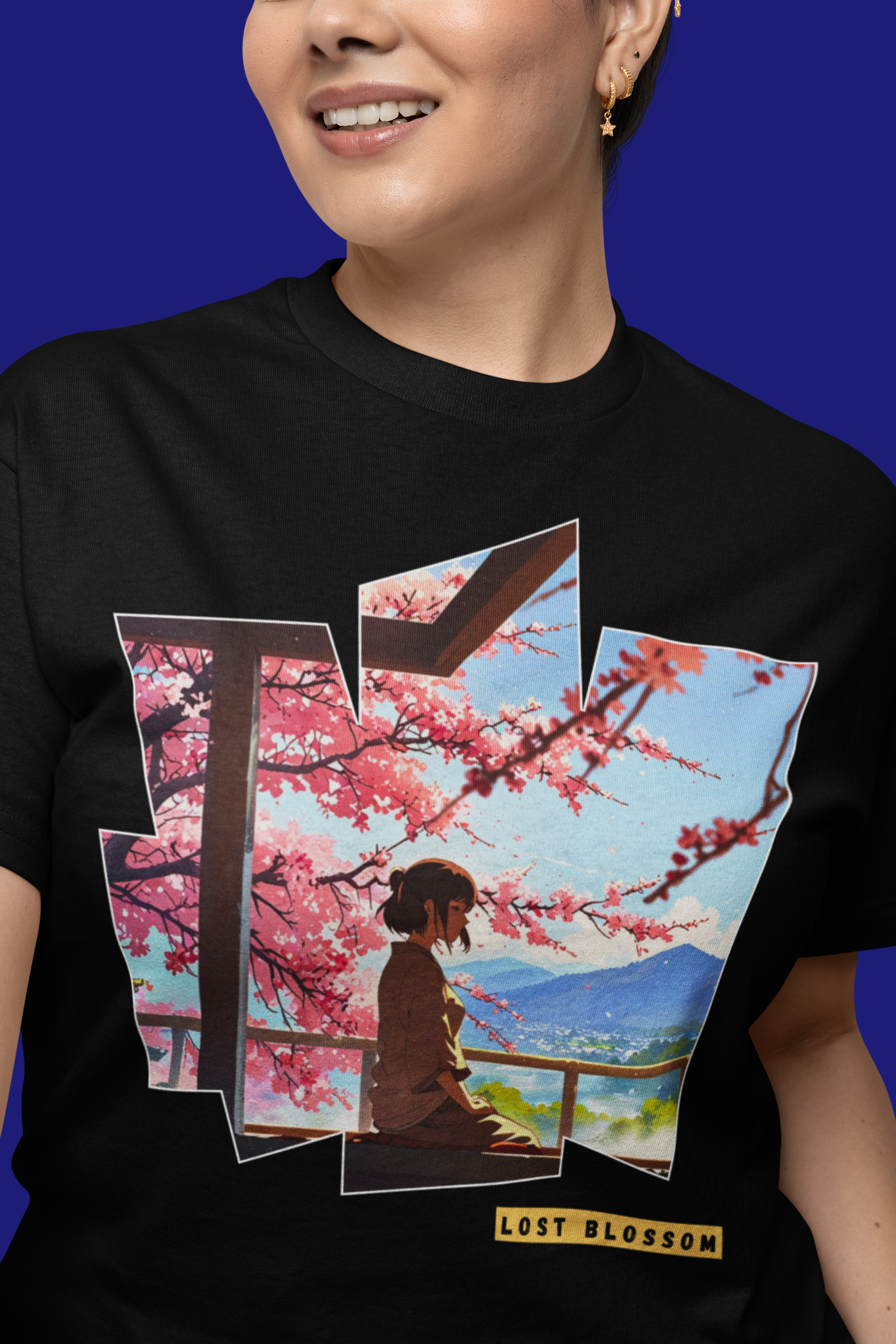 Anime Solace T-shirt - Lost Blossom