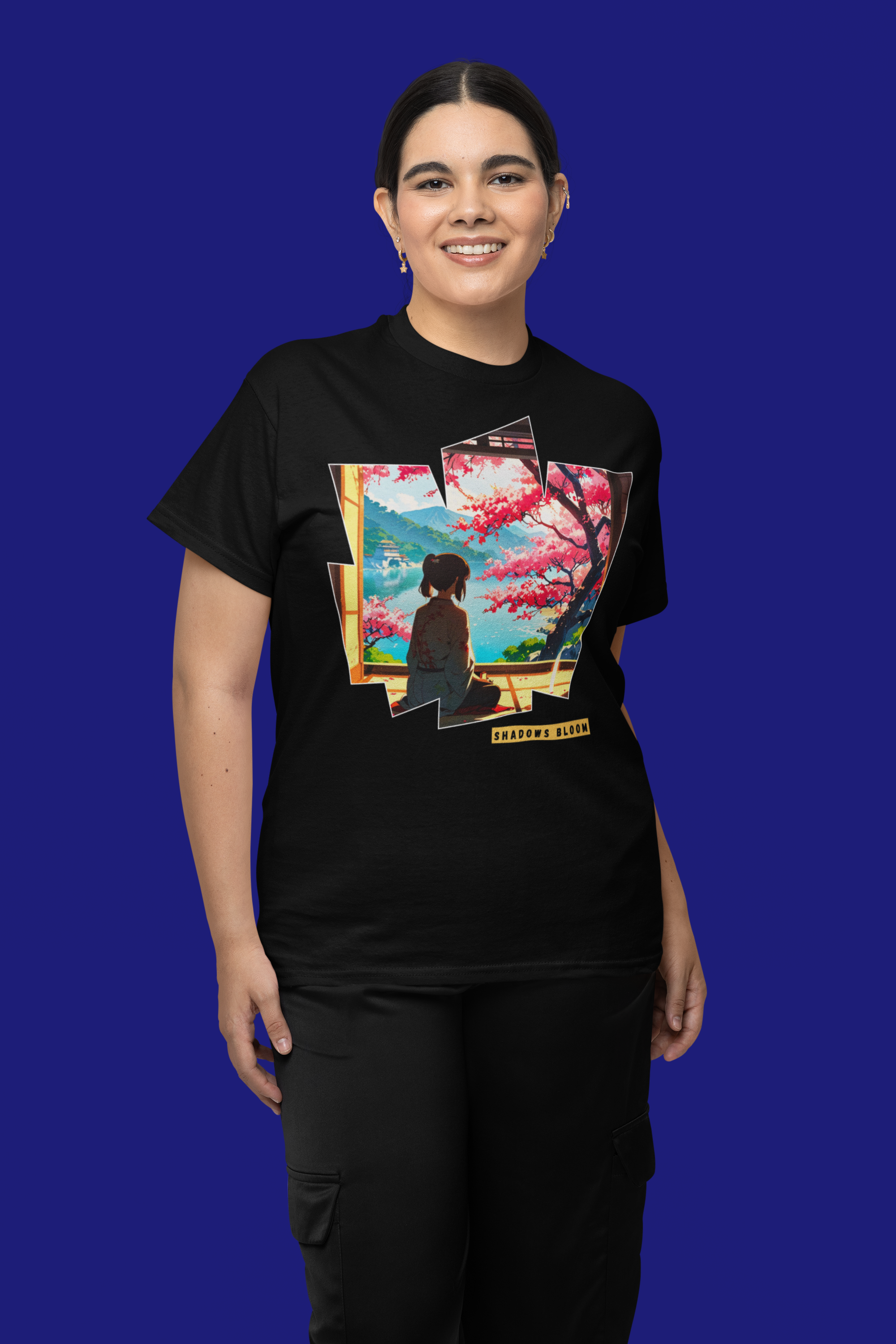 Anime Solace T-shirt - Shadows Bloom