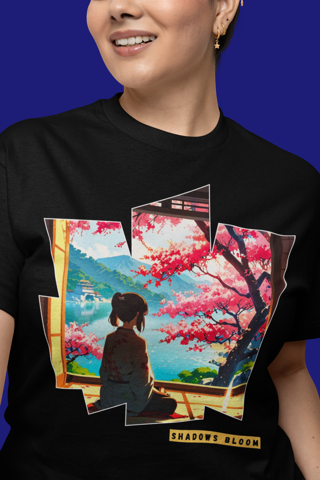 Anime Solace T-shirt - Shadows Bloom