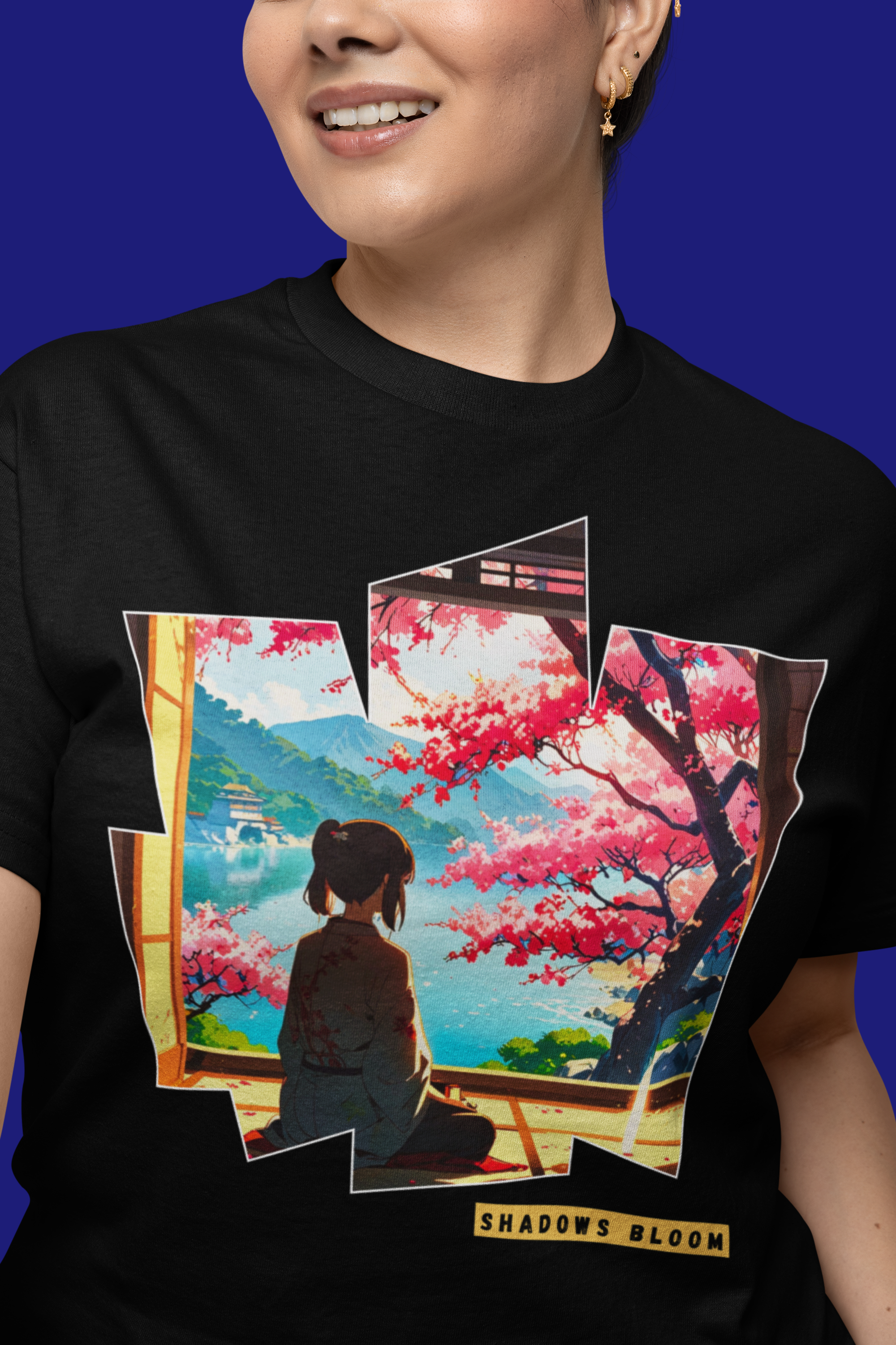 Anime Solace T-shirt - Shadows Bloom