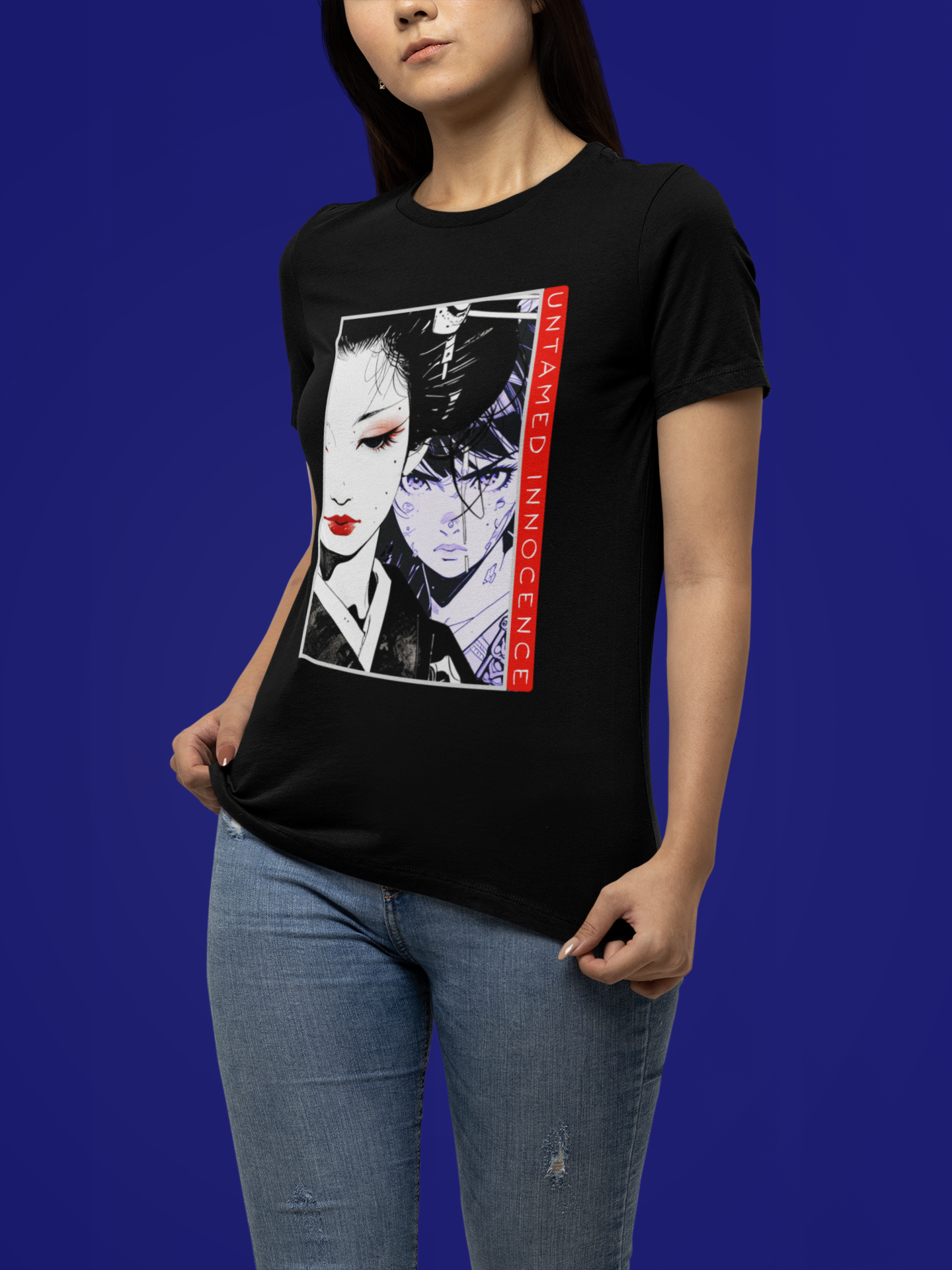 Anime Good Bad T-shirt - Untamed Innocence