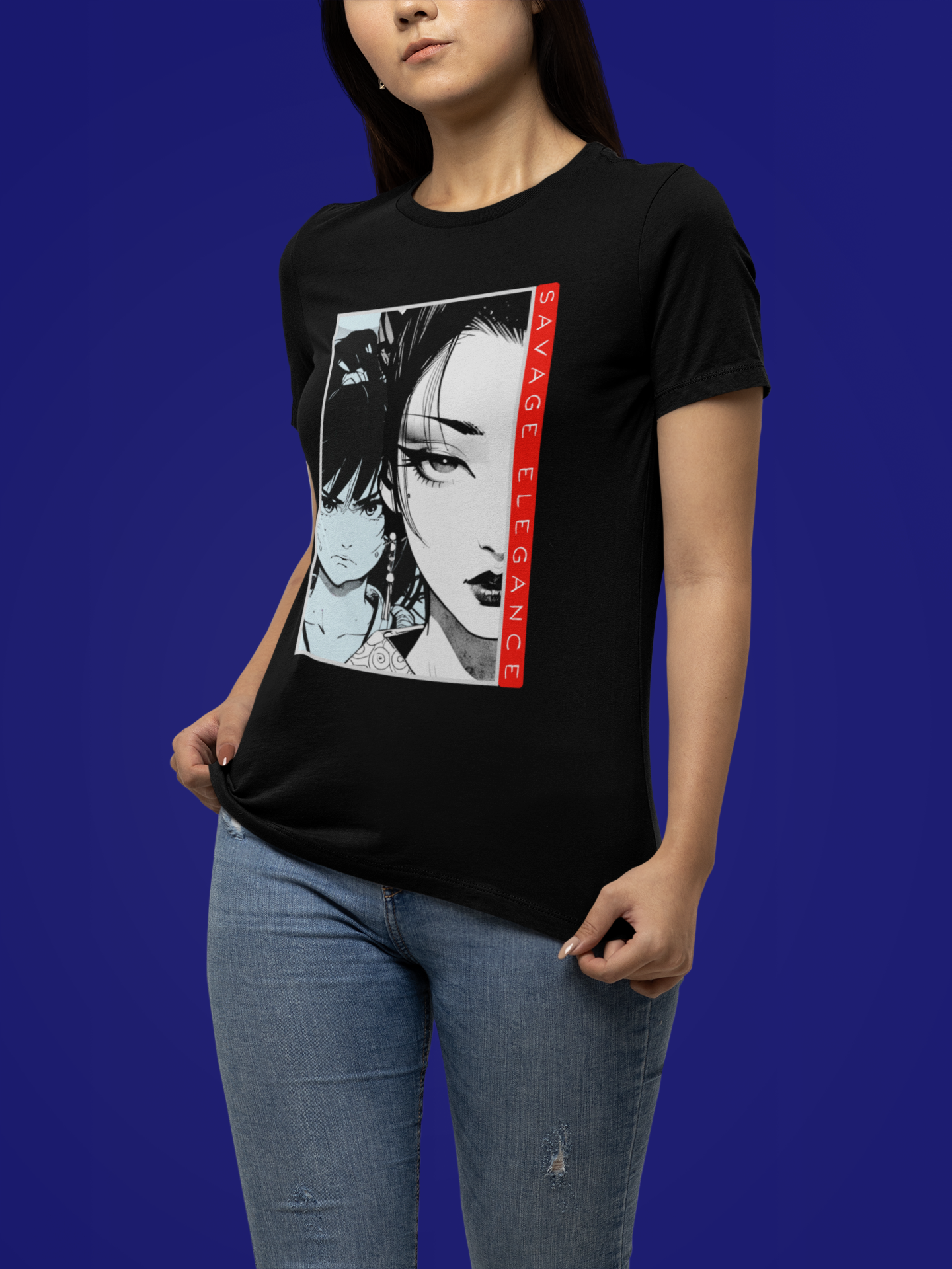 Anime Good Bad T-shirt - Savage Elegance