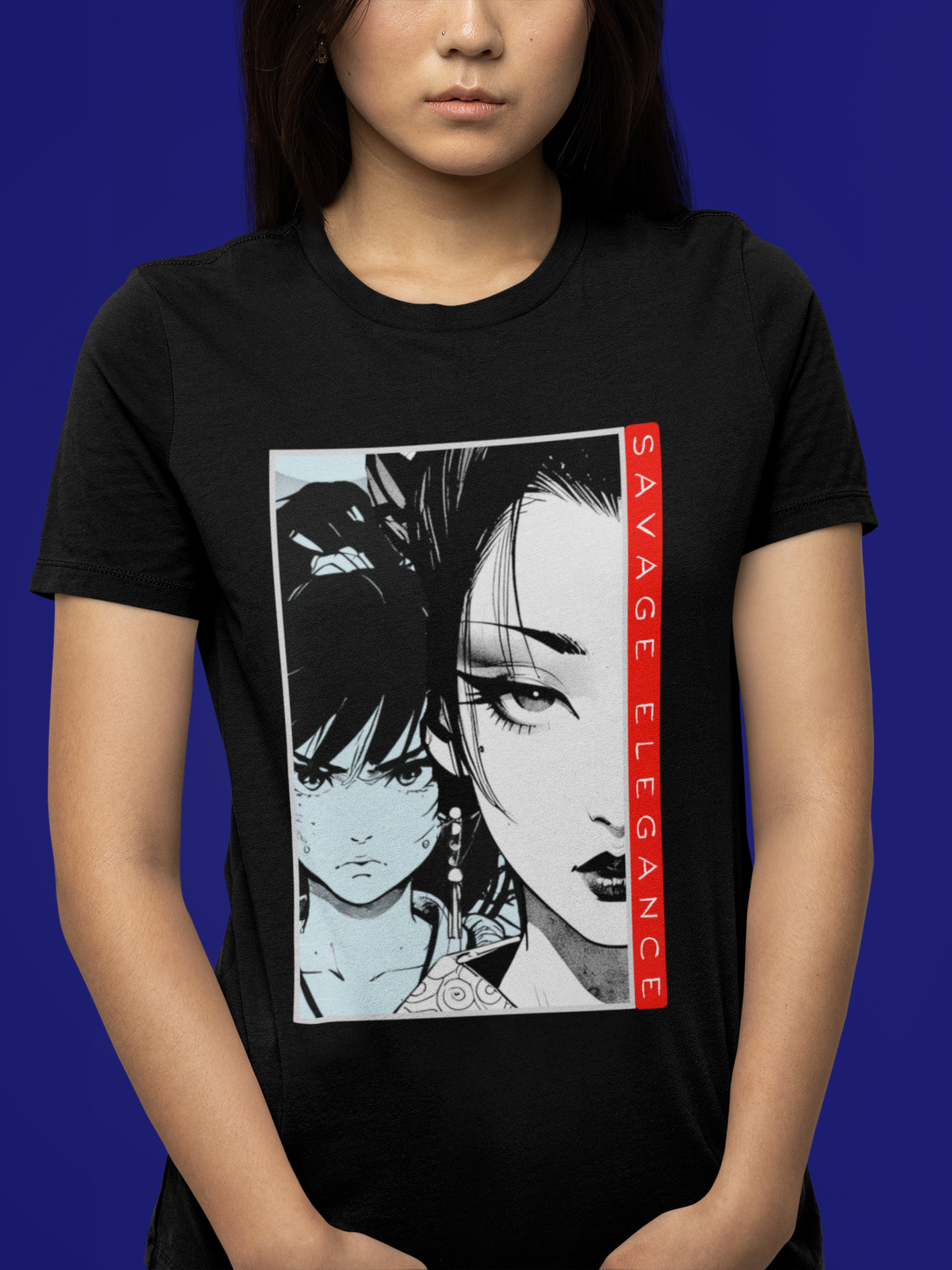 Anime Good Bad T-shirt - Savage Elegance