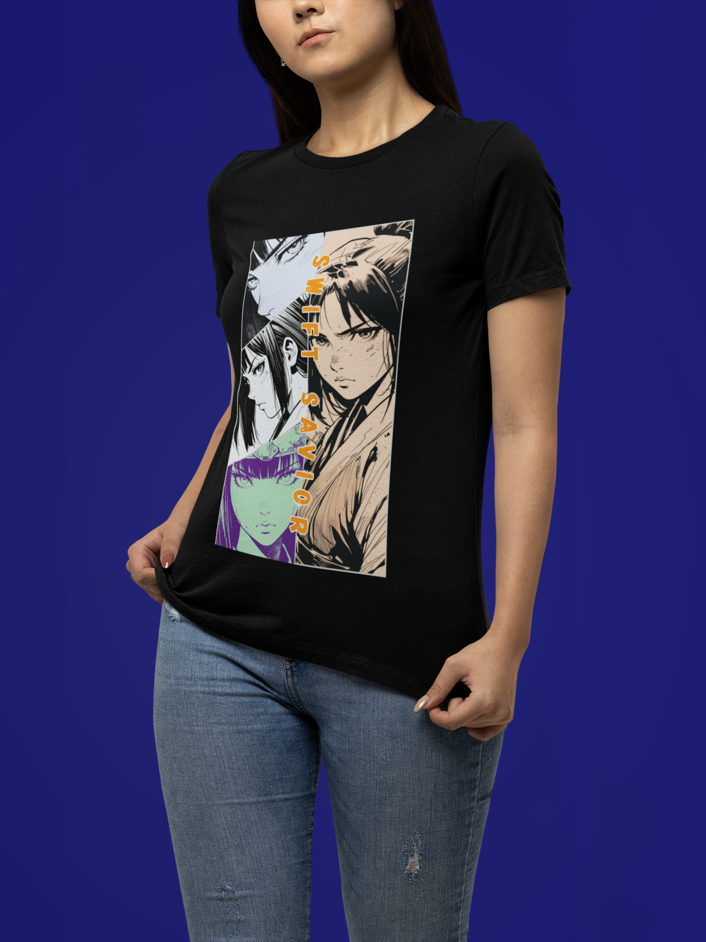 Anime Silent Hero T-shirt - Swift Savior