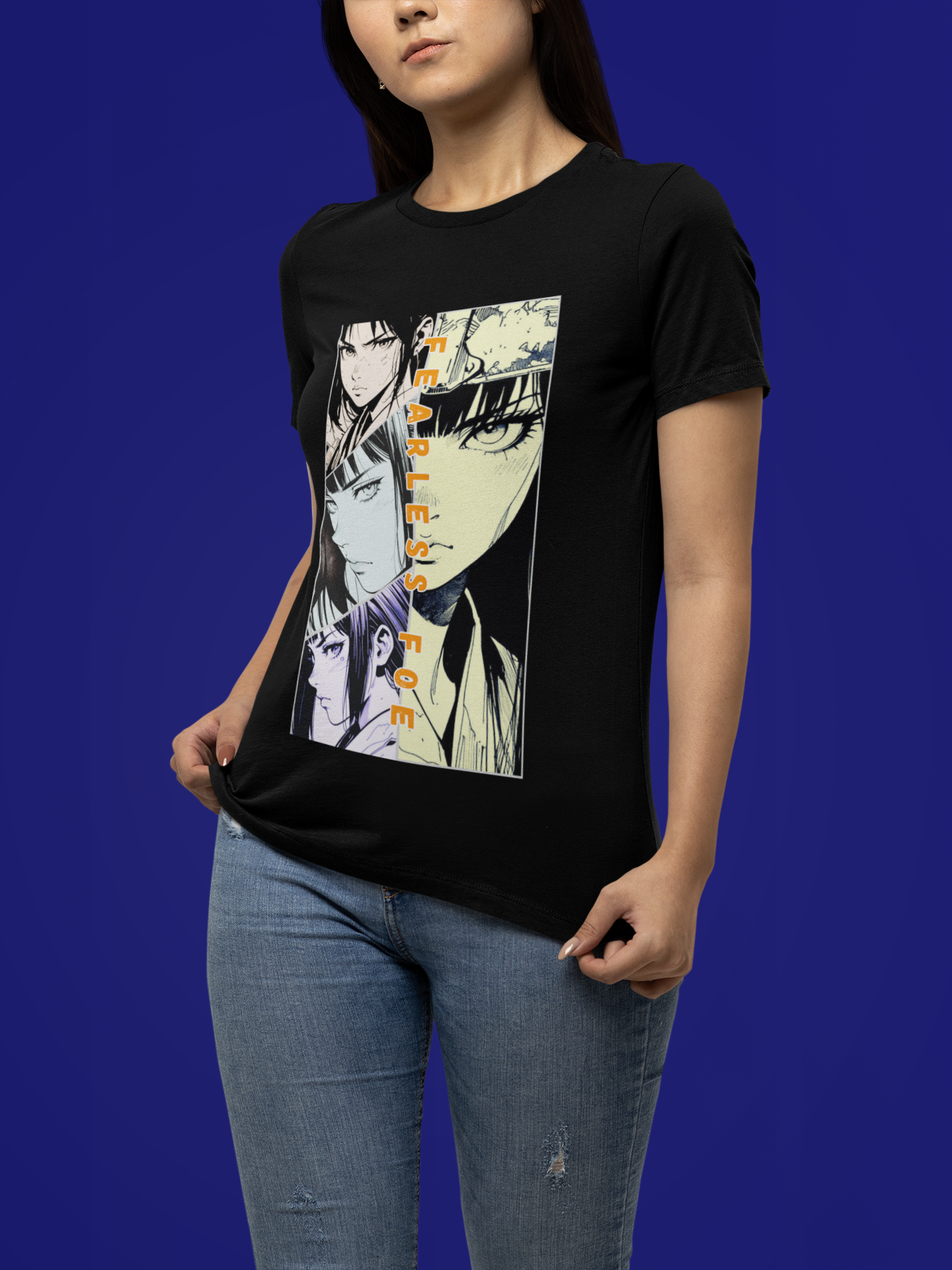 Anime Silent Hero T-shirt - Fearless Foe