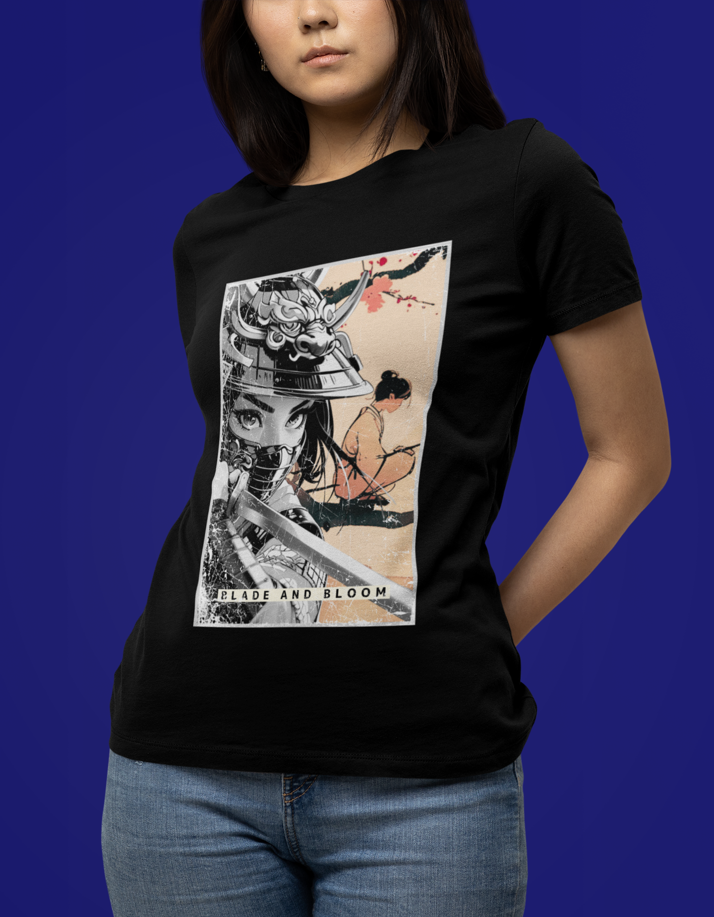 Anime Warrior Girl T-shirt - Blade And Bloom