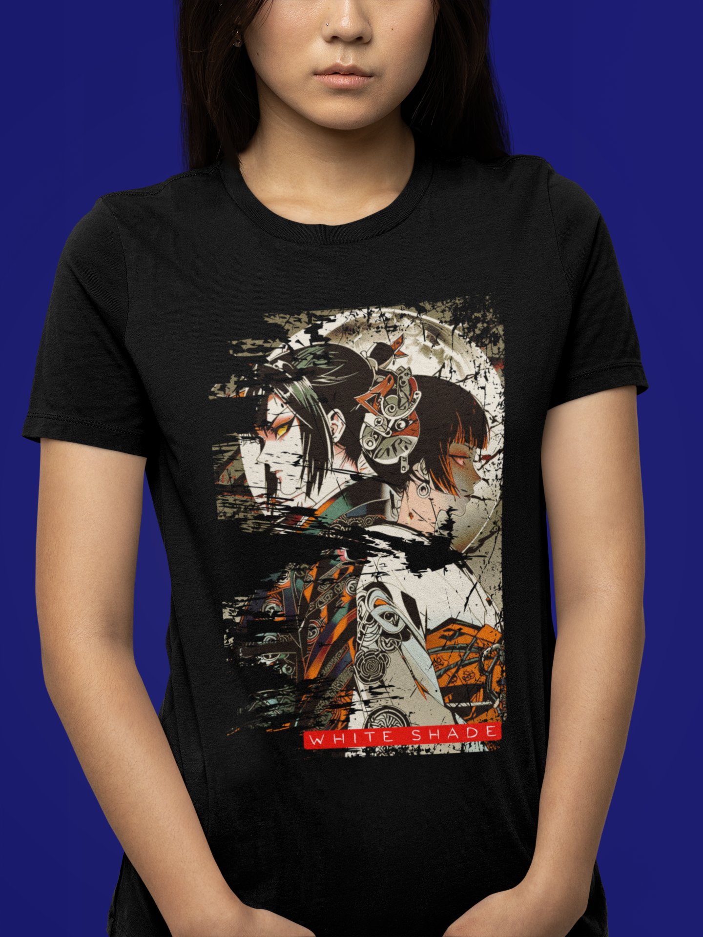 Anime Moon T-Shirt - White Shade Tee
