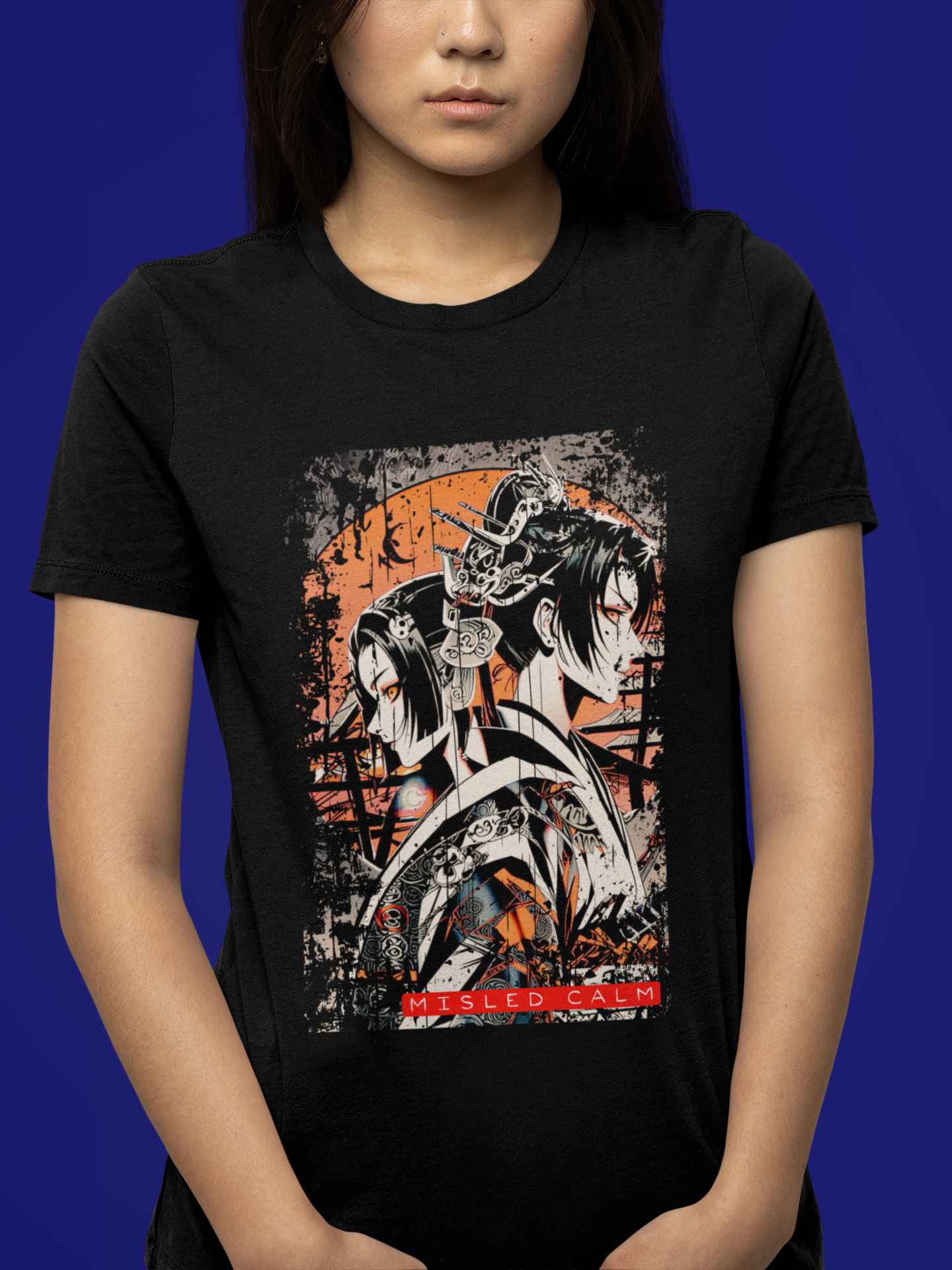 Anime Moon T-Shirt - Misled Calm Tee