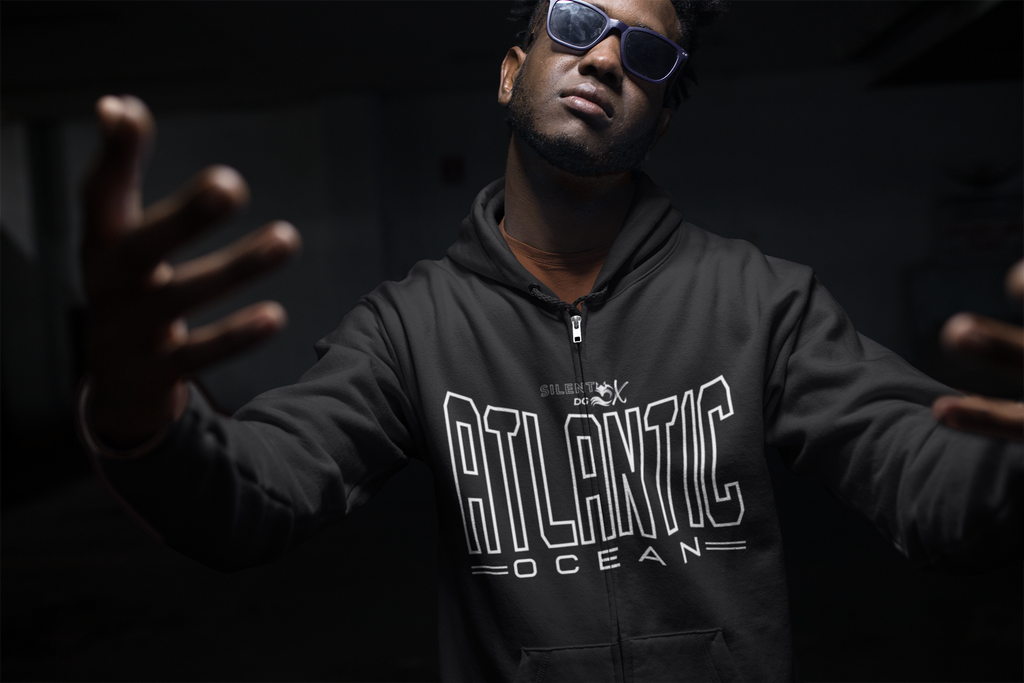 5 Oceans Hoodie Zipper Collection - Atlantic Ocean Tidal Realm