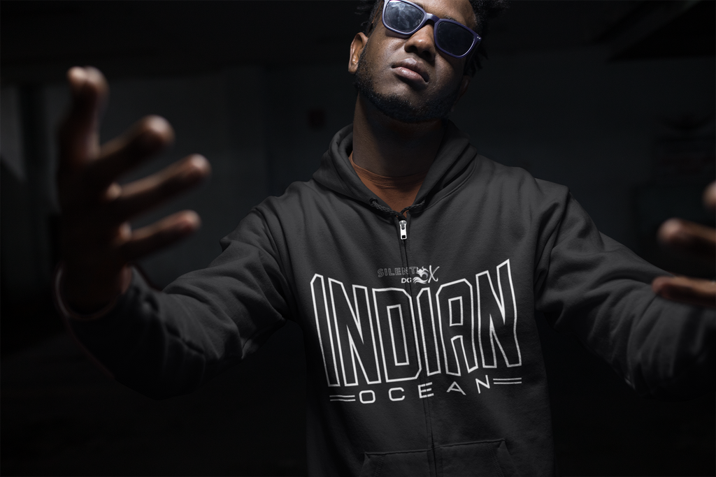 5 Oceans Hoodie Zipper Collection - Indian Ocean Soul Current
