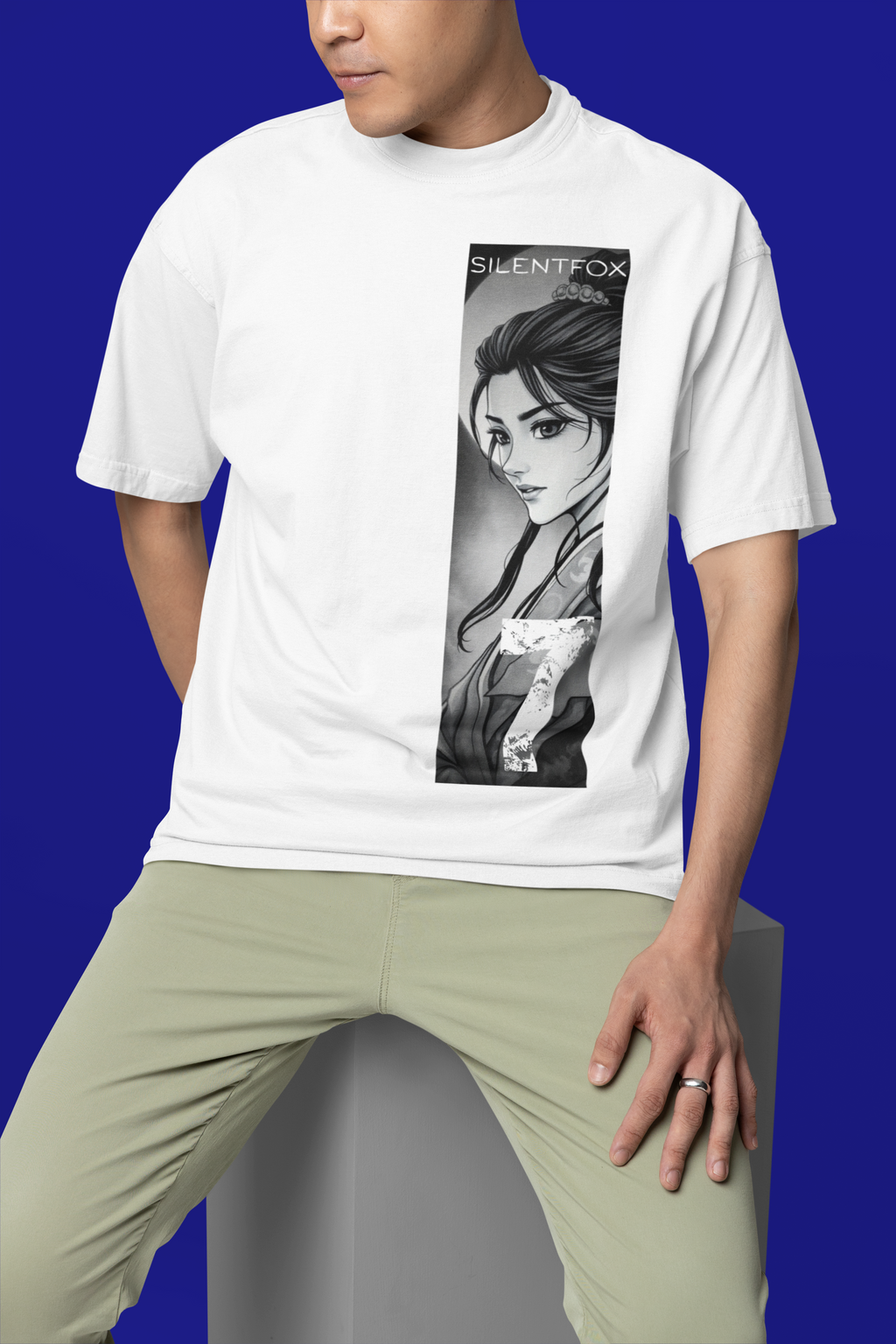 Anime Design Oversize T-shirt - SF Guardian - Dawn #7