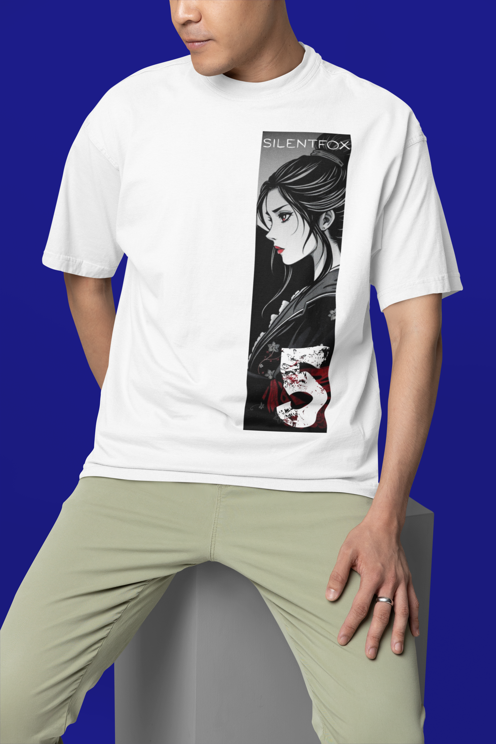 Anime Design Oversize T-shirt - SF Guardian - Dream #5