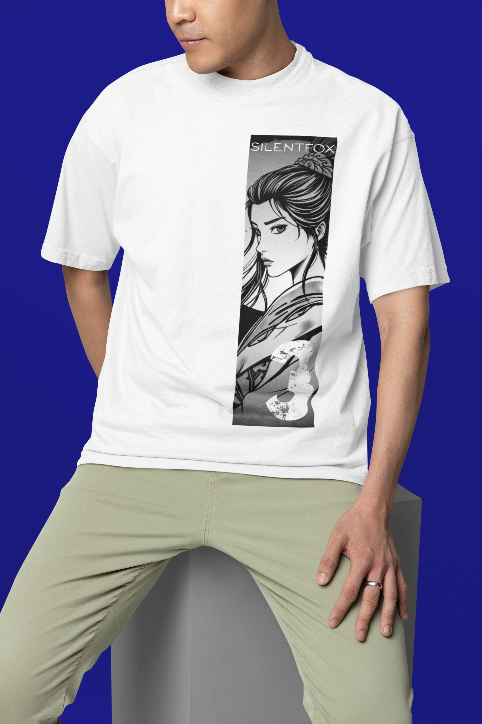 Anime Design Oversize T-shirt - SF Guardian - Divine #3