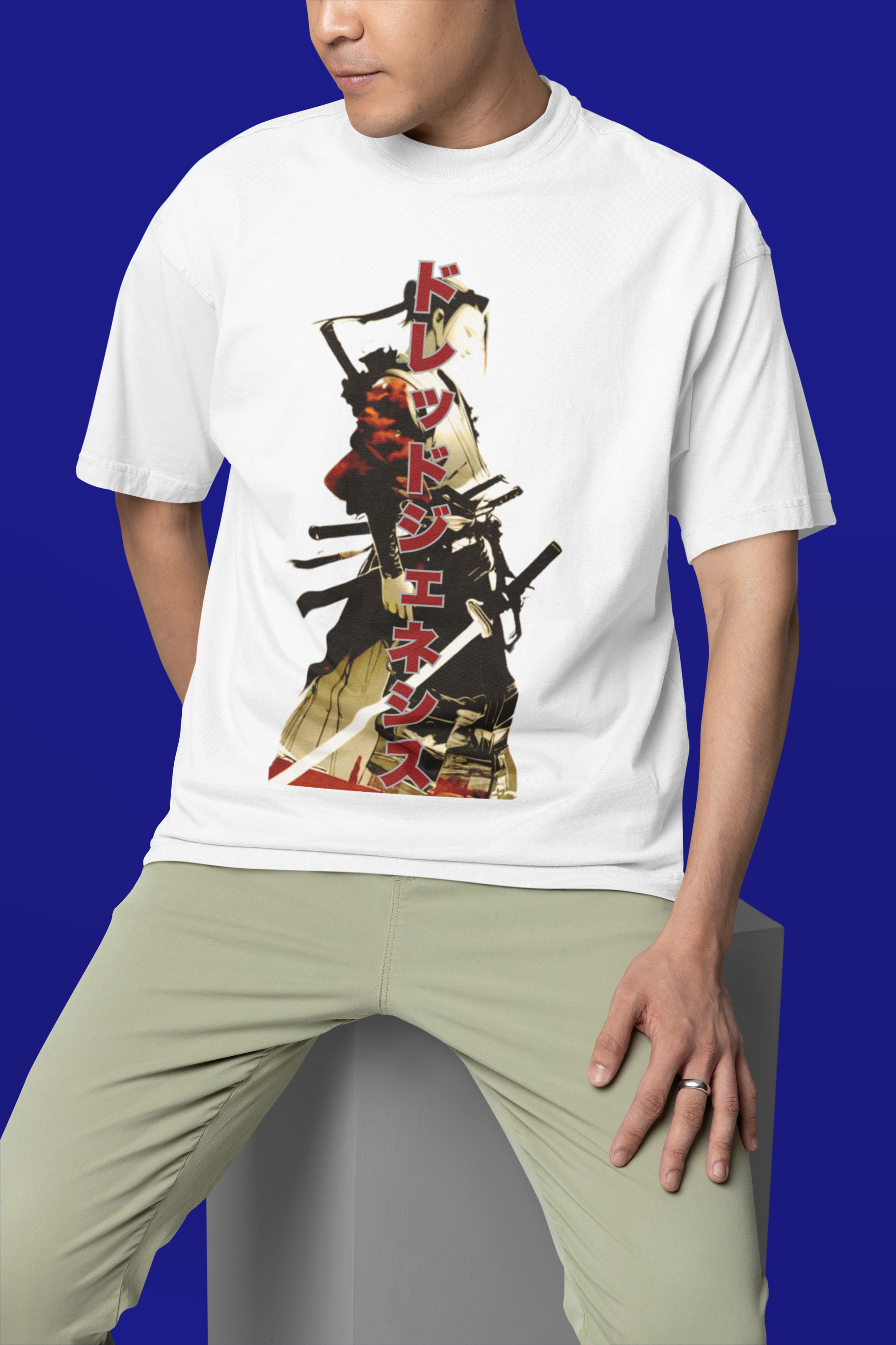 Anime Design Oversize T-shirt - SF Dread Genesis