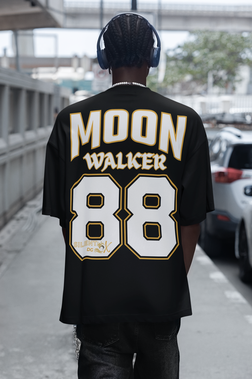 Old School 80's Oversized Casual Streetwear - 88 Moon Walker