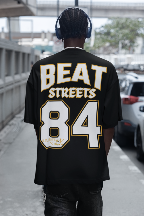 Old School 80's Oversized Casual Streetwear - 84 Beat Streets