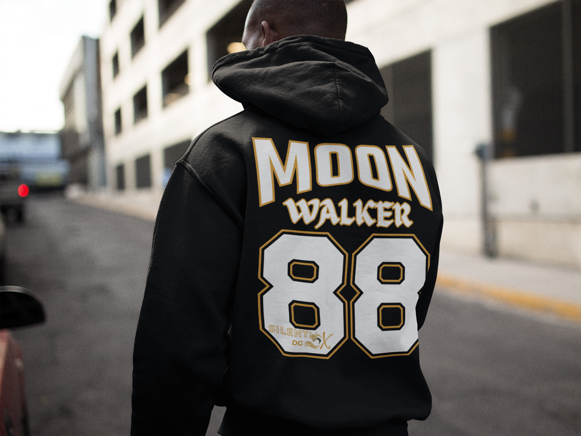 Old School 80's Zipped Hoodie Collection - 88 Moon Walker