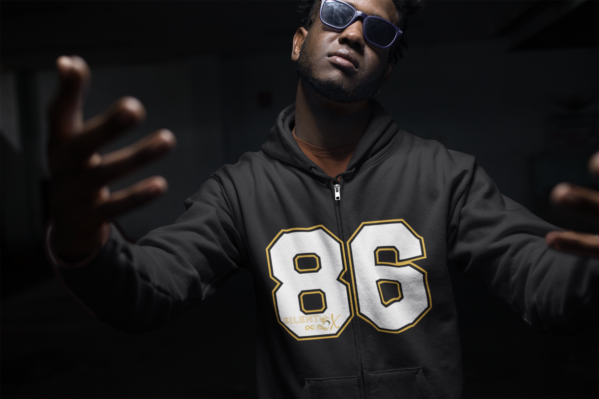 Old School 80's Zipped Hoodie Collection - 86 Rock Steady