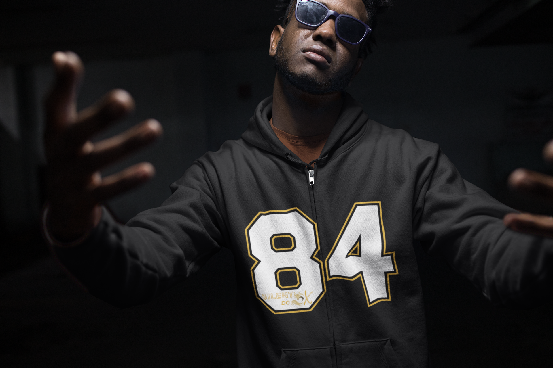 Old School 80's Zipped Hoodie Collection - 84 Beat Streets