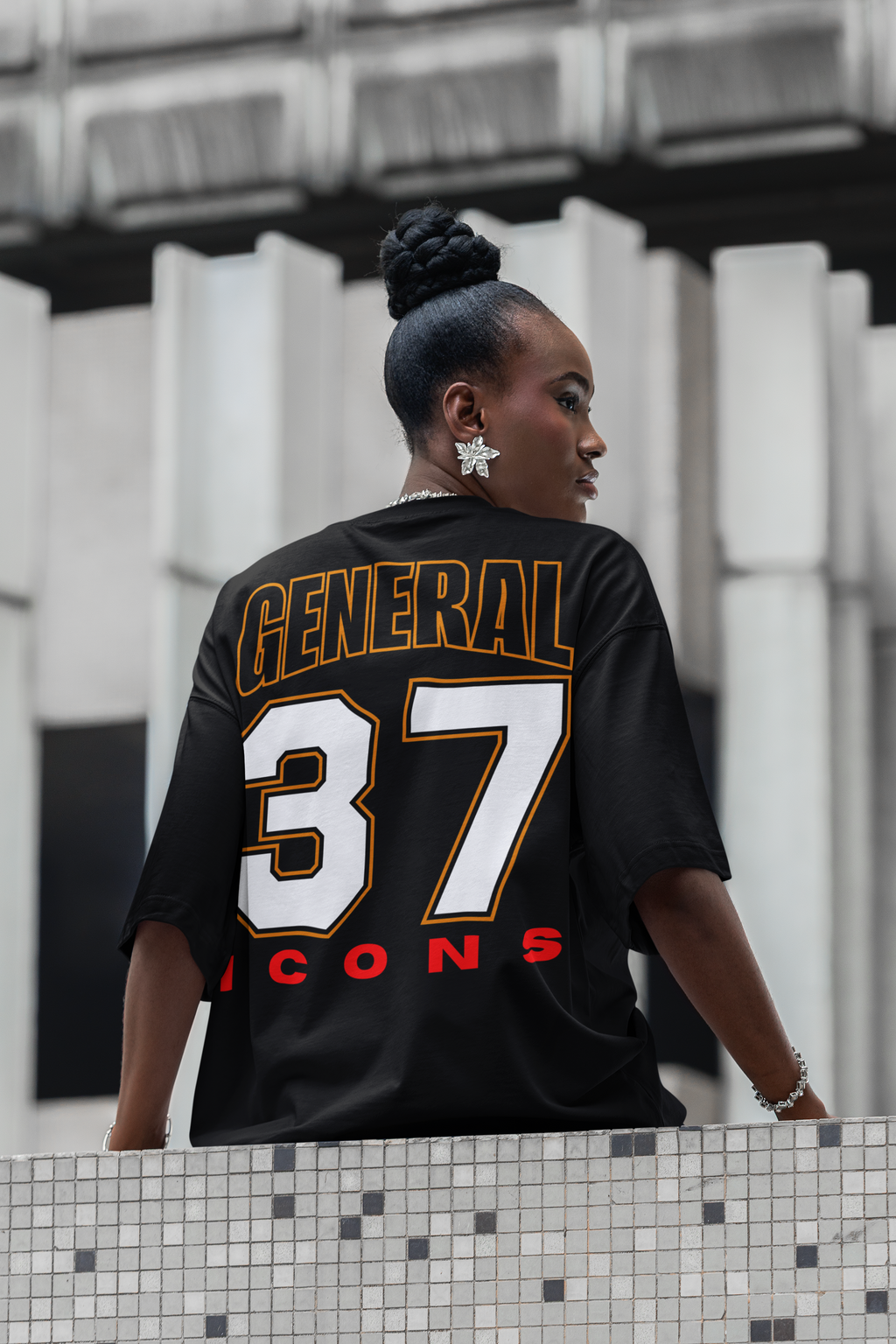 General Numbered Streetwear Box T-shirt Collection - 37 General Icons
