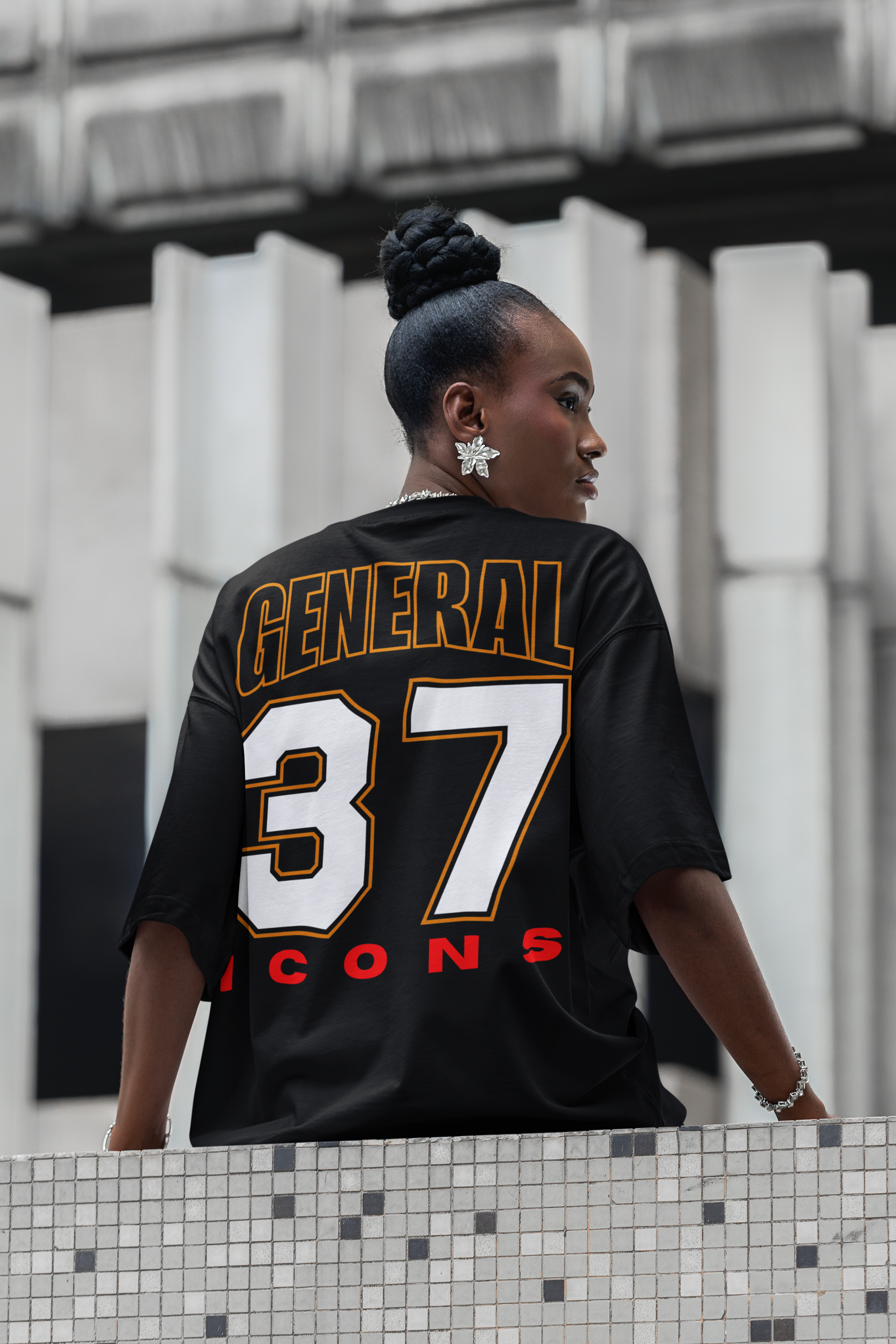 General Numbered Streetwear Box T-shirt Collection - 37 General Icons