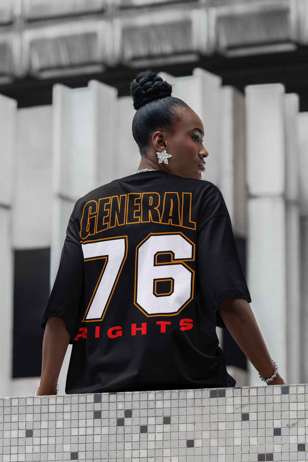 General Numbered Streetwear Box T-shirt Collection - 76 General Rights