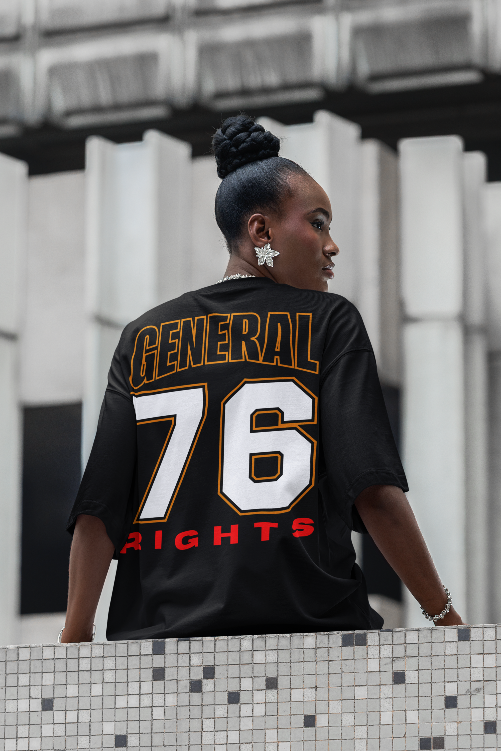 General Numbered Streetwear Box T-shirt Collection - 76 General Rights