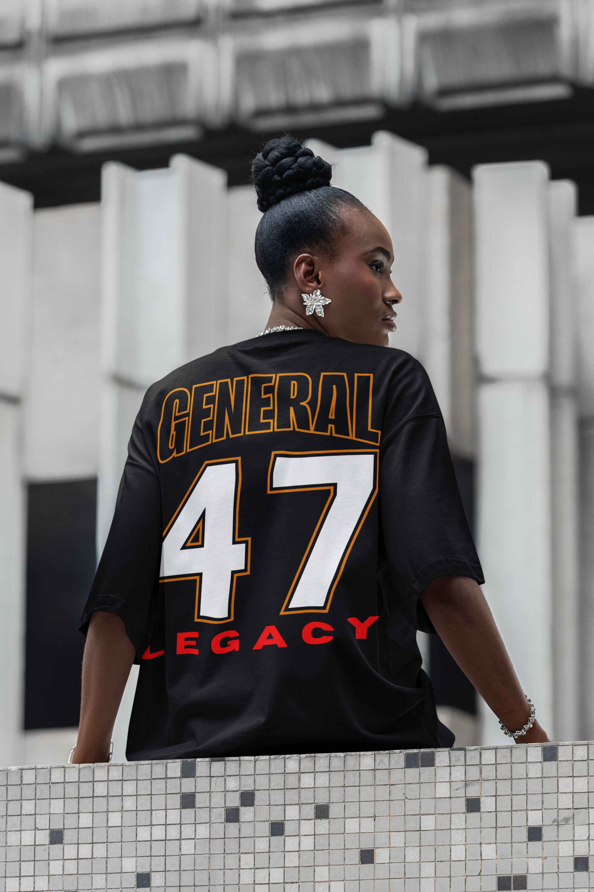 General Numbered Streetwear Box T-shirt Collection - 47 General Legacy