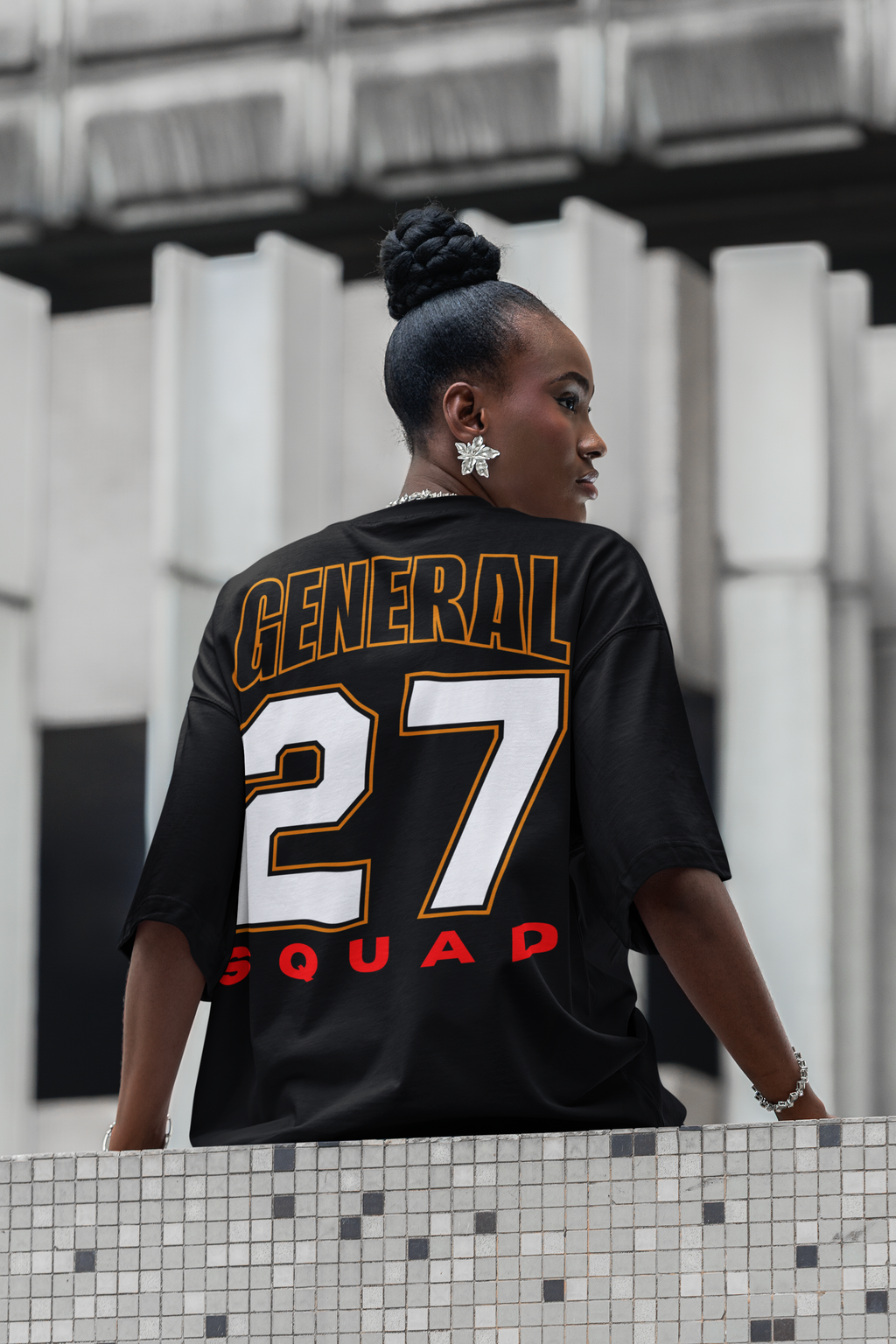 General Numbered Streetwear Box T-shirt Collection - 27 General Squad